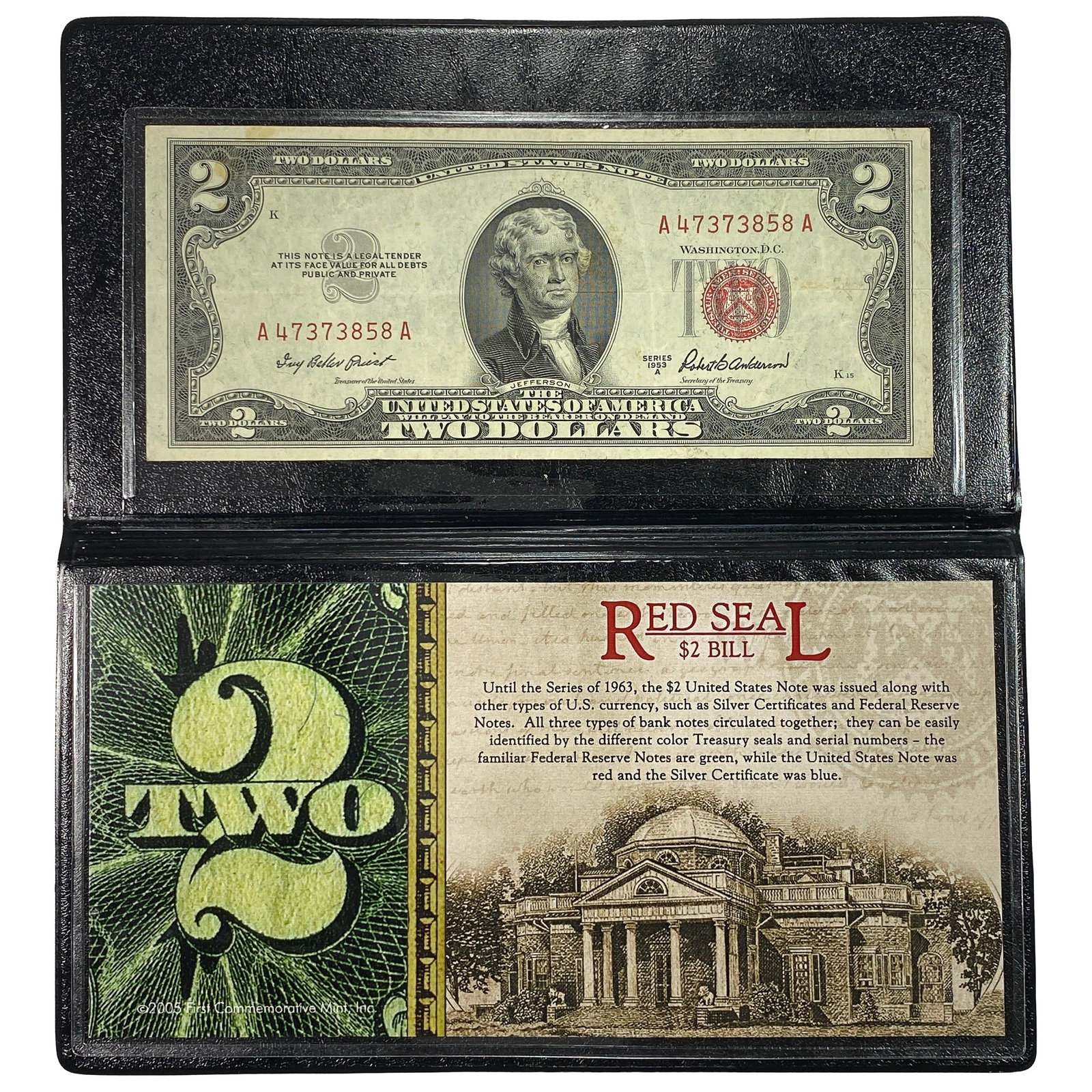 1963 Red Seal $2 Bill (1 of 4)