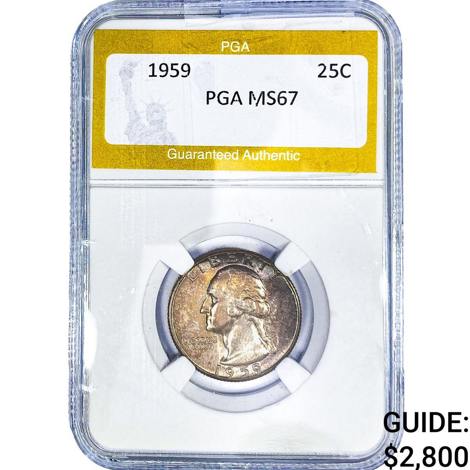 1959 Washington Silver Quarter PGA MS67 (1 of 2)