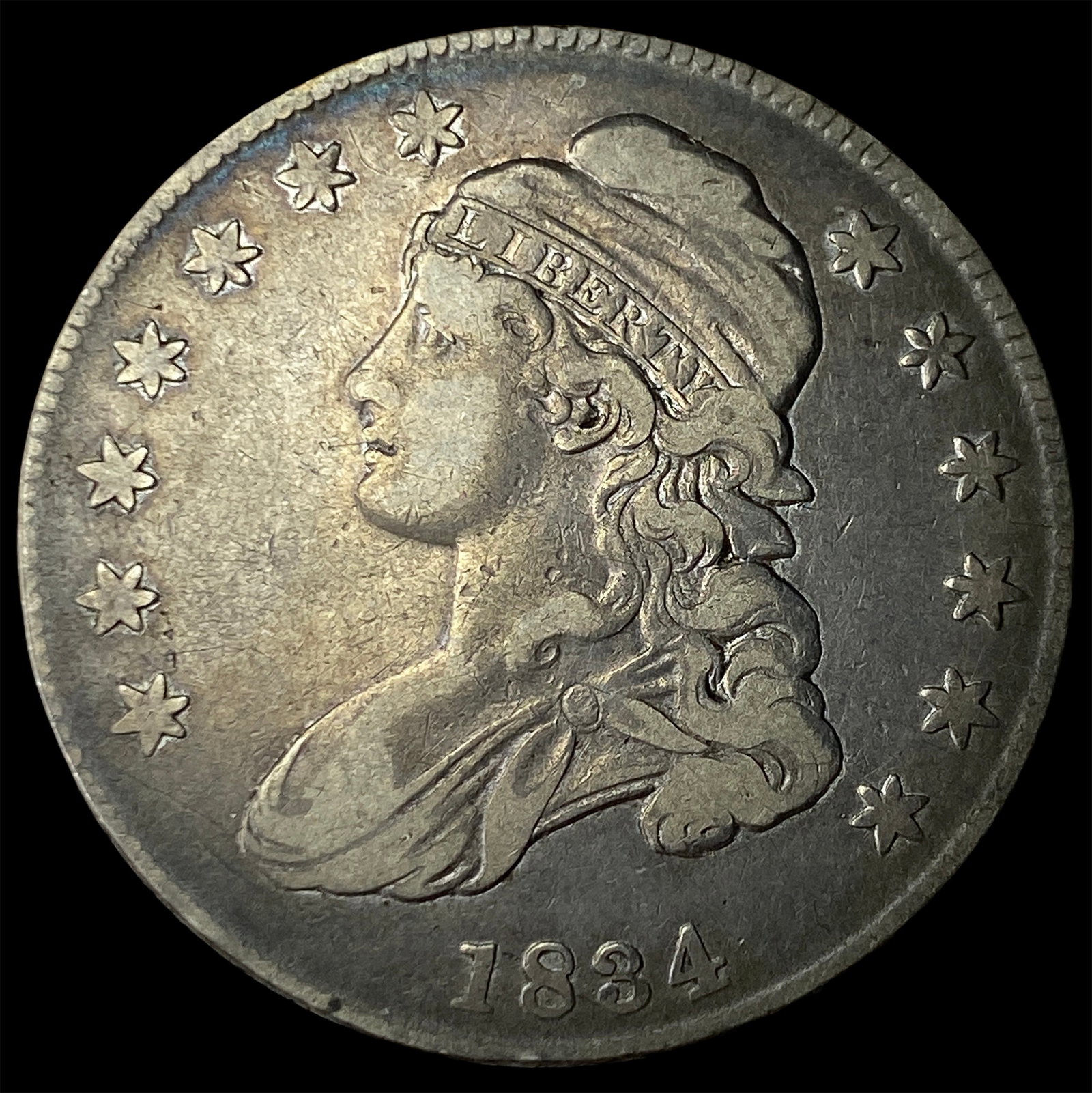 1834 Capped Bust Half Dollar ABOUT UNCIRCULATED (1 of 2)