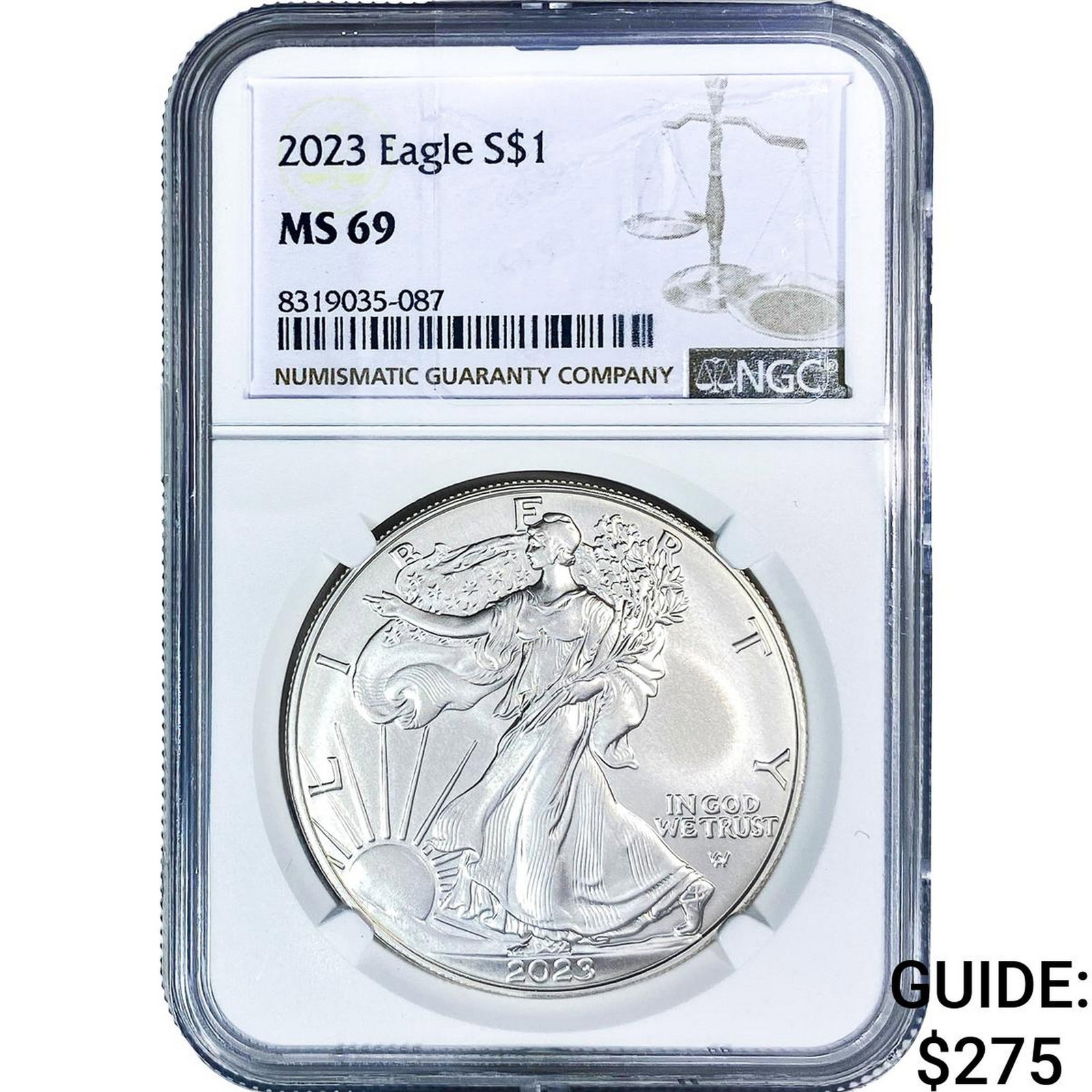 2023 Silver Eagle NGC MS69 (1 of 2)