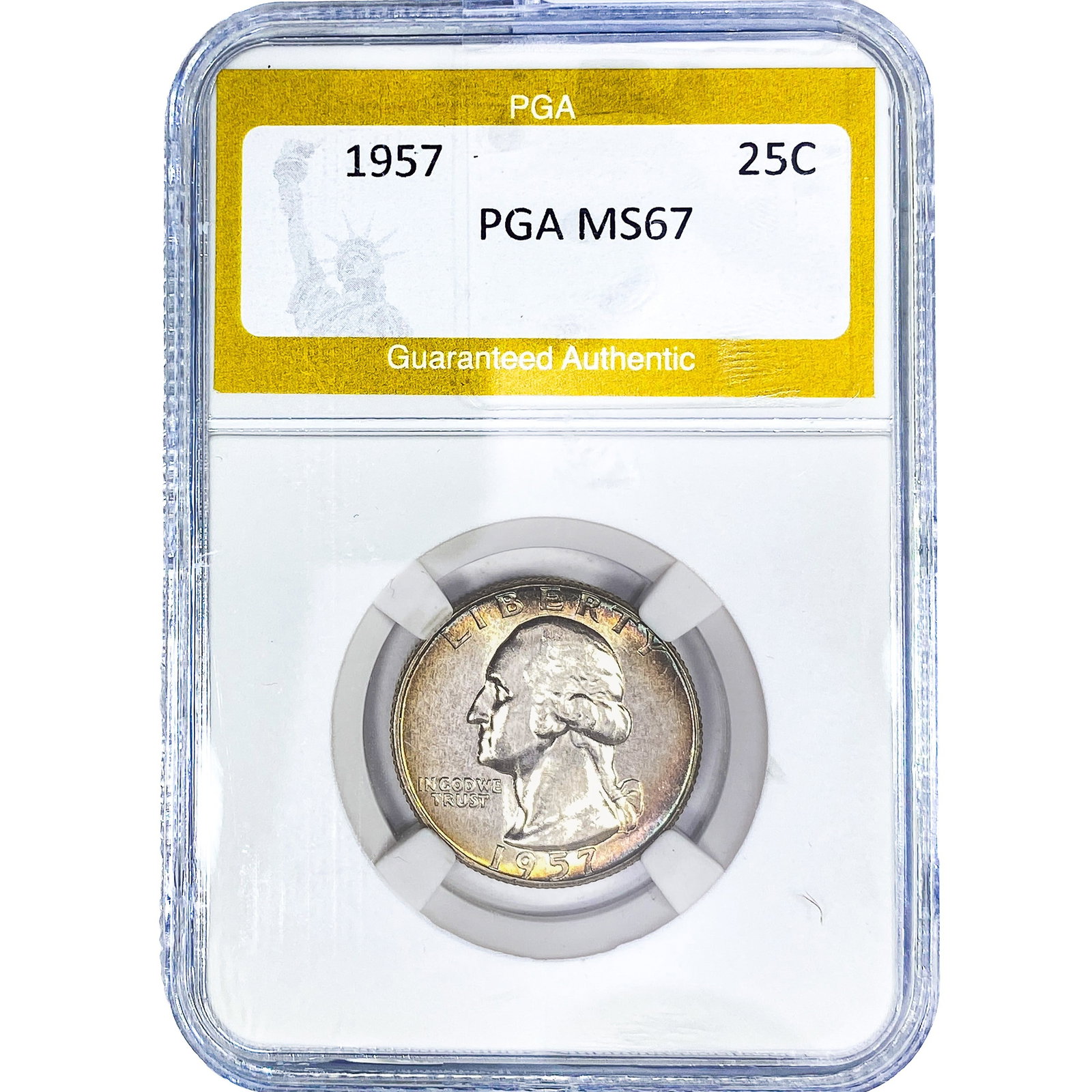 1957 Washington Silver Quarter PGA MS67 (1 of 2)