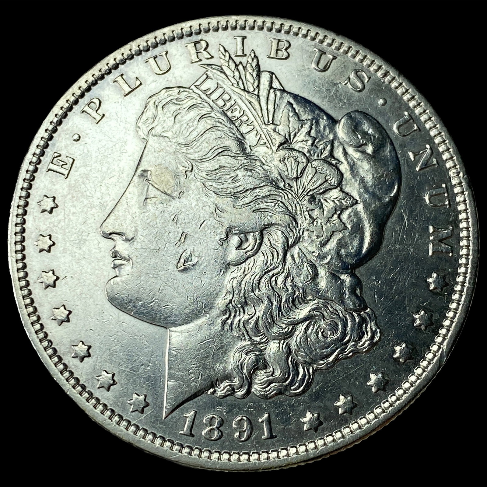 1891-O Silver Morgan Dollar CLOSELY UNCIRCULATED: 1891-O Silver Morgan Dollar CLOSELY UNCIRCULATED
