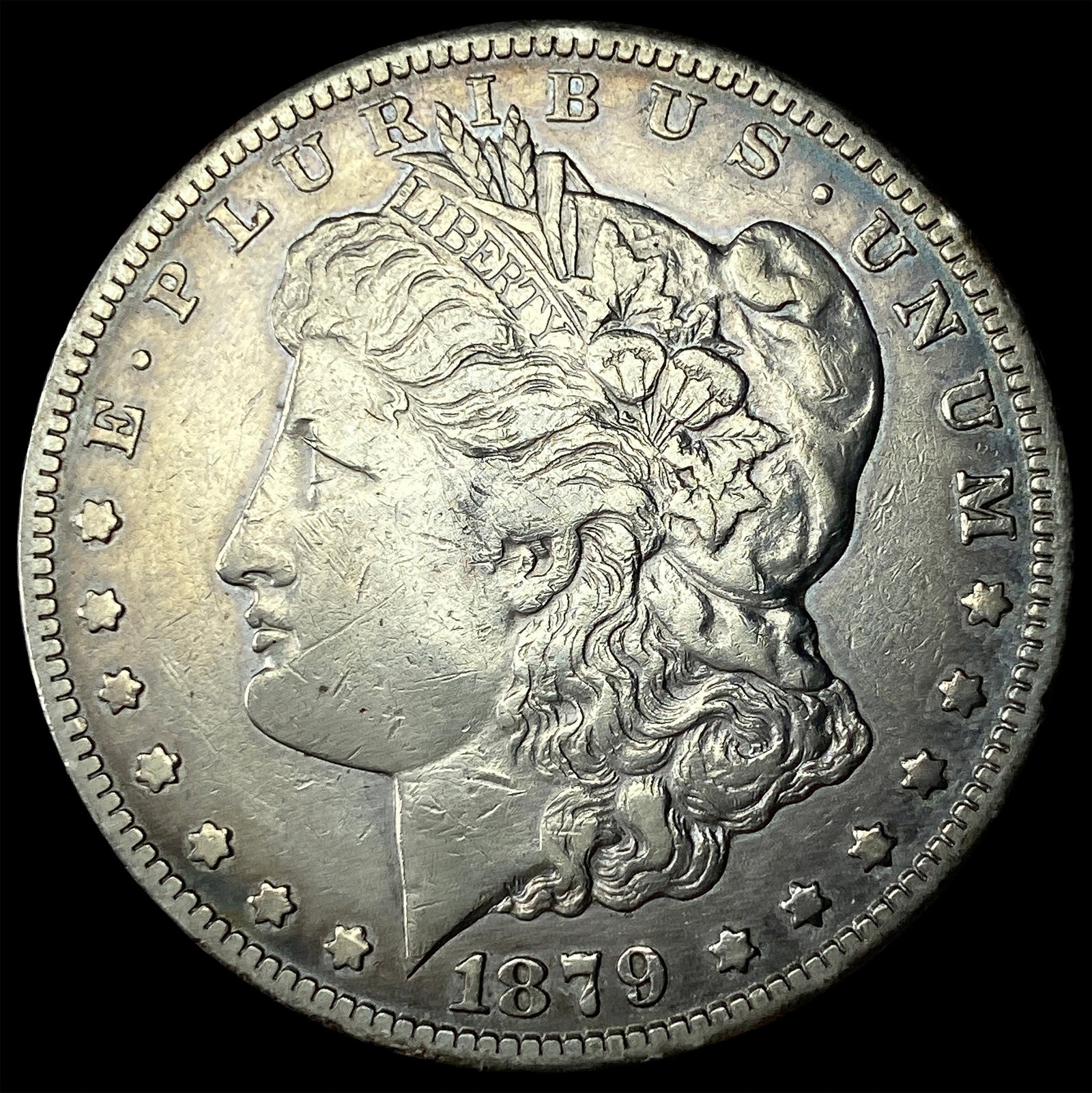 1879-S Silver Morgan Dollar NEARLY UNCIRCULATED: 1879-S Silver Morgan Dollar NEARLY UNCIRCULATED