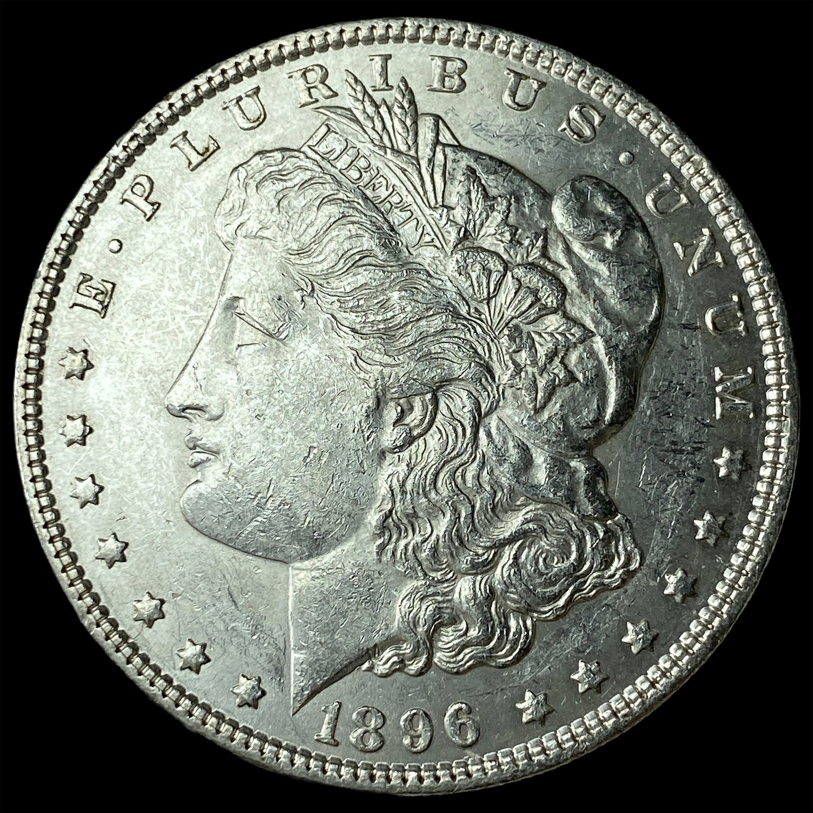 1896 Morgan Silver Dollar CHOICE AU: 1896 Morgan Silver Dollar CHOICE AU