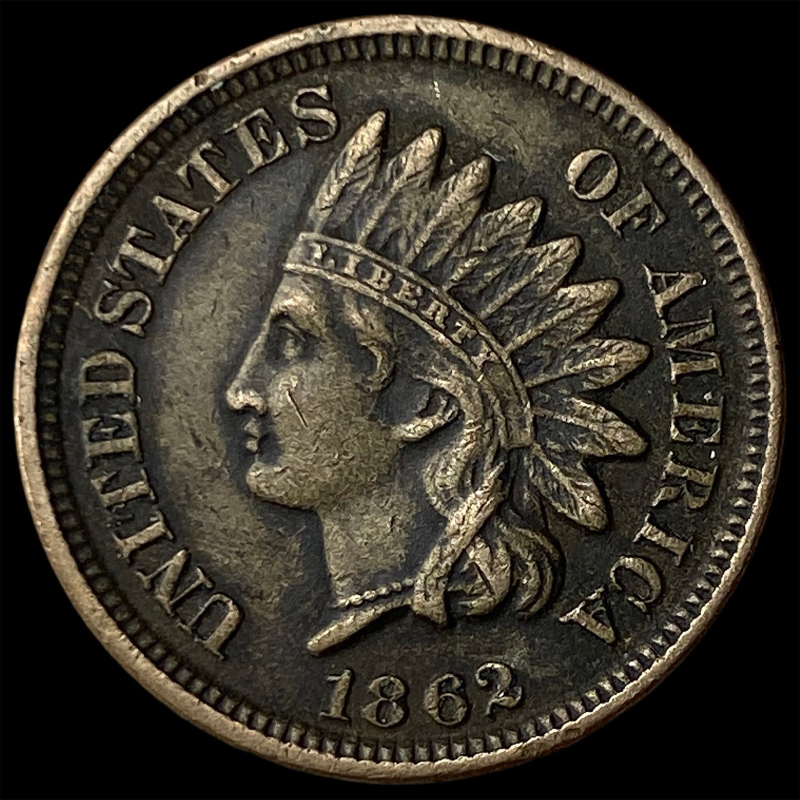 1862 Indian Head Cent LIGHTLY CIRCULATED: 1862 Indian Head Cent LIGHTLY CIRCULATED
