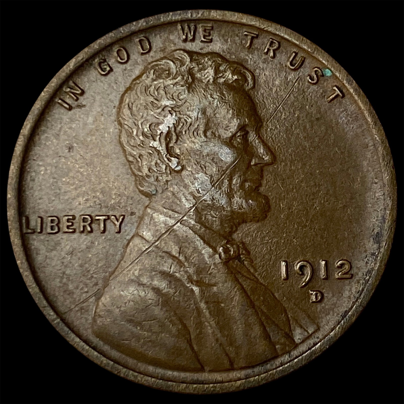 1912-D Lincoln Wheat Cent NEARLY UNCIRCULATED (1 of 2)