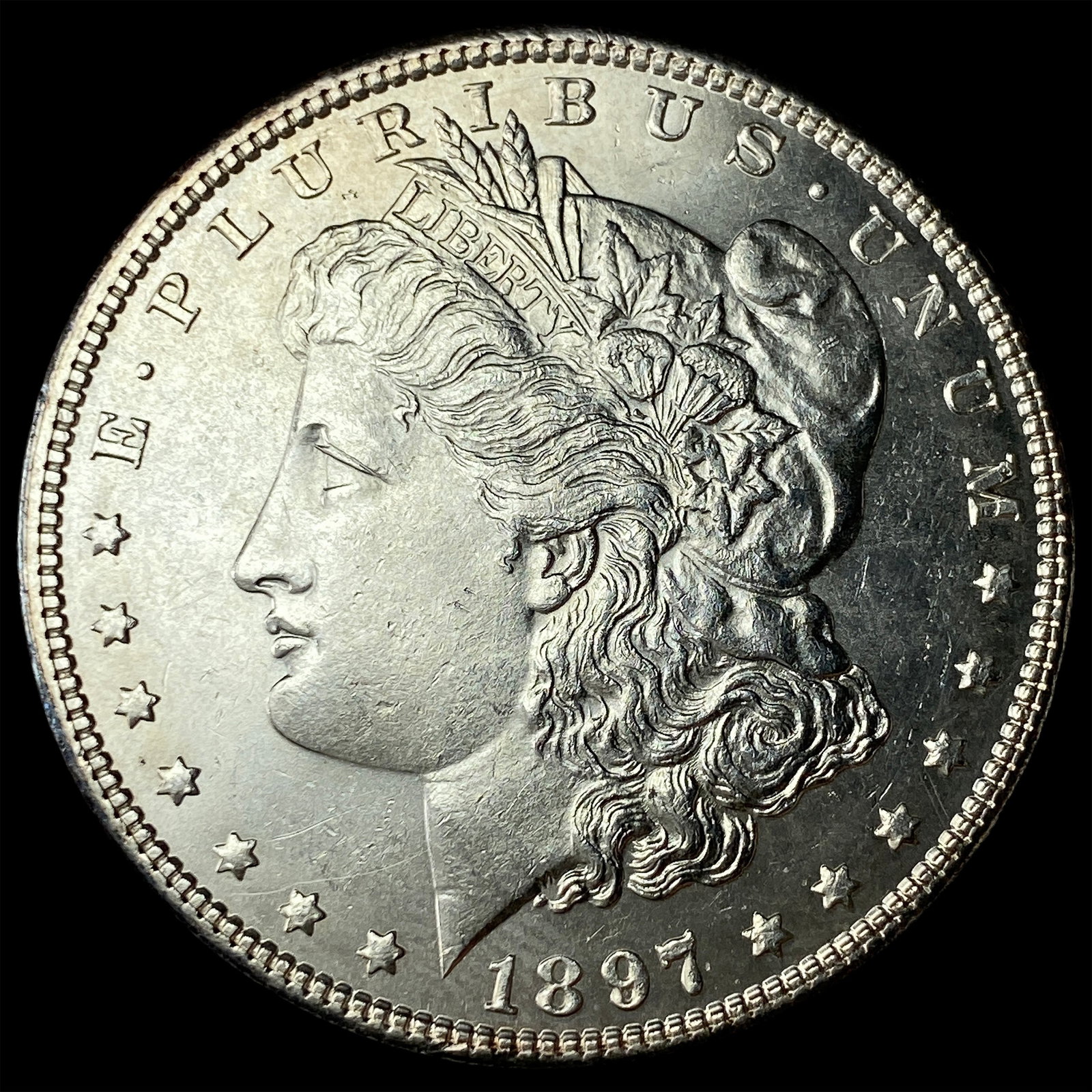 1897 Morgan Silver Dollar LIGHTLY CIRCULATED: 1897 Morgan Silver Dollar LIGHTLY CIRCULATED