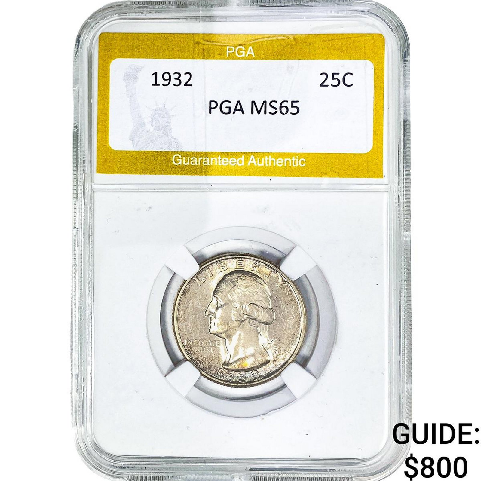 1932 Washington Silver Quarter PGA MS65 (1 of 2)