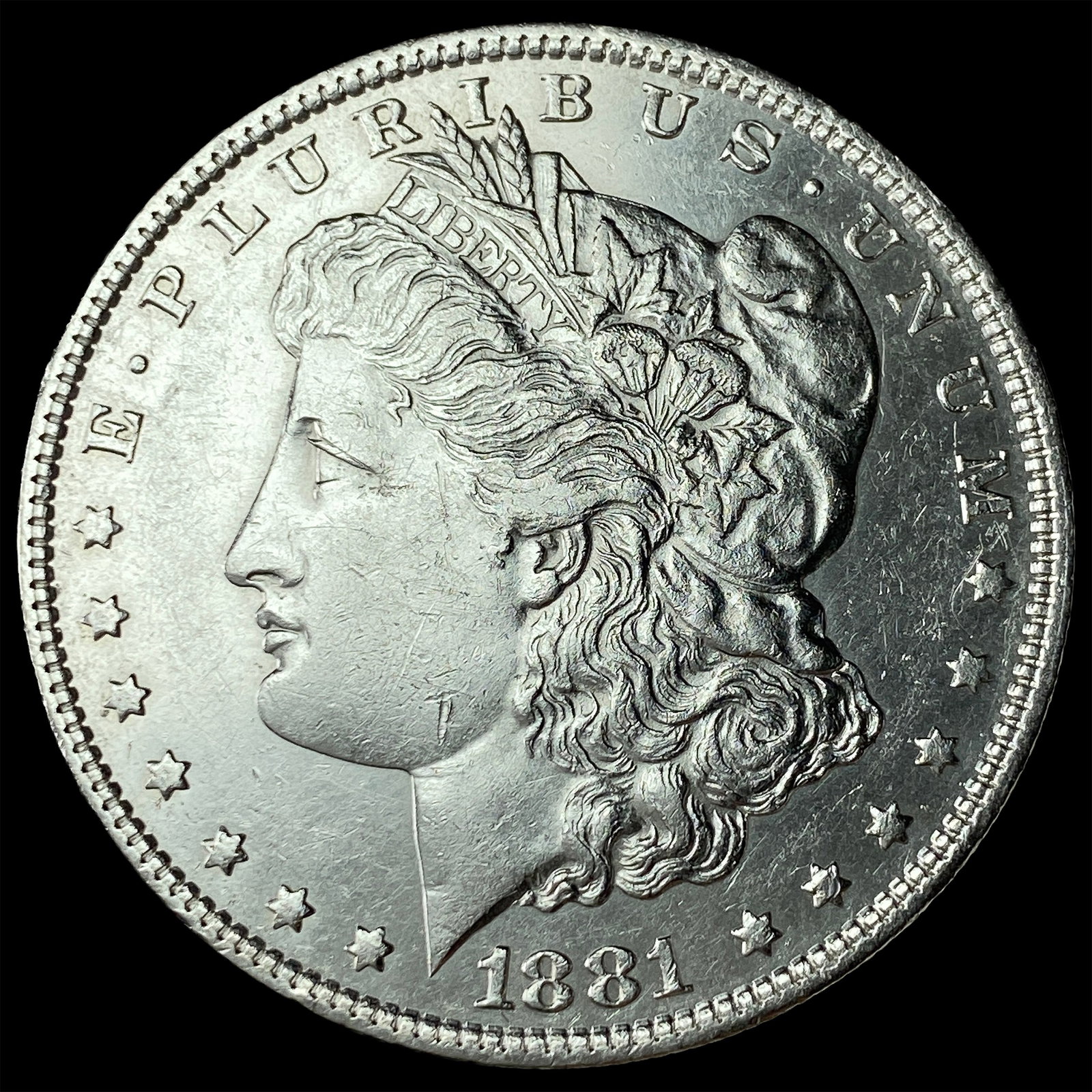 1881-O Silver Morgan Dollar CHOICE AU: 1881-O Silver Morgan Dollar CHOICE AU