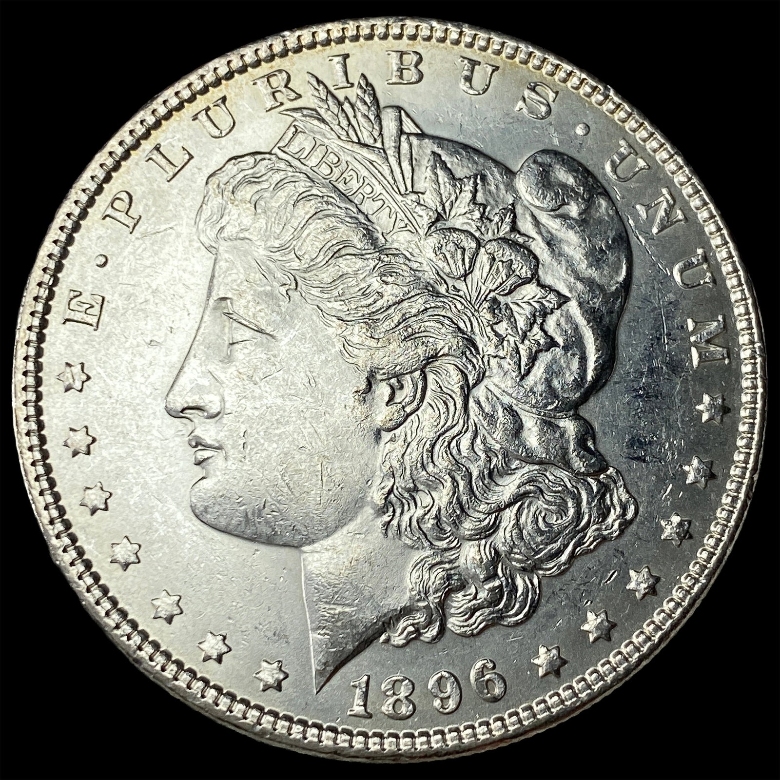 1896 Morgan Silver Dollar UNCIRCULATED: 1896 Morgan Silver Dollar UNCIRCULATED