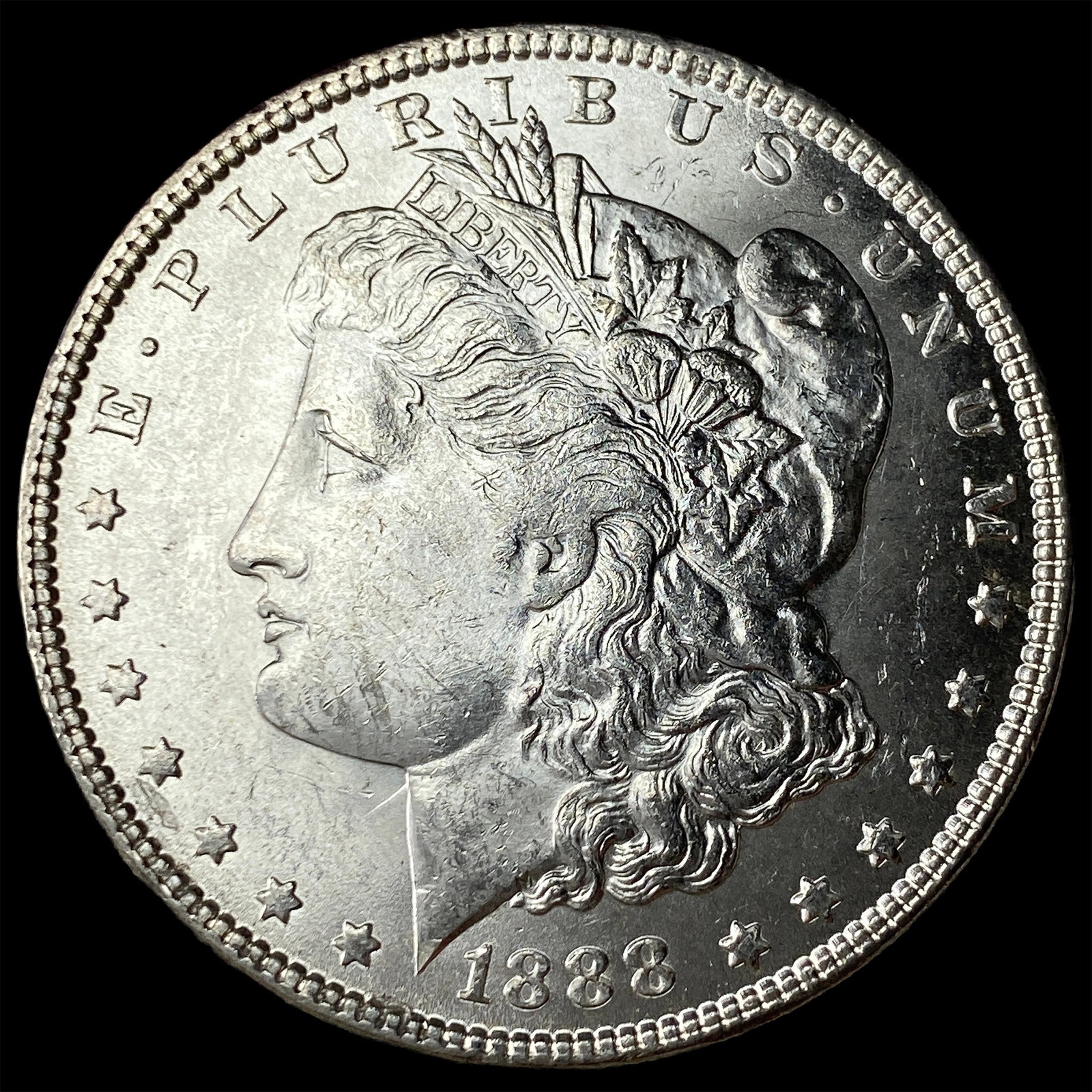 1888 Morgan Silver Dollar UNCIRCULATED: 1888 Morgan Silver Dollar UNCIRCULATED