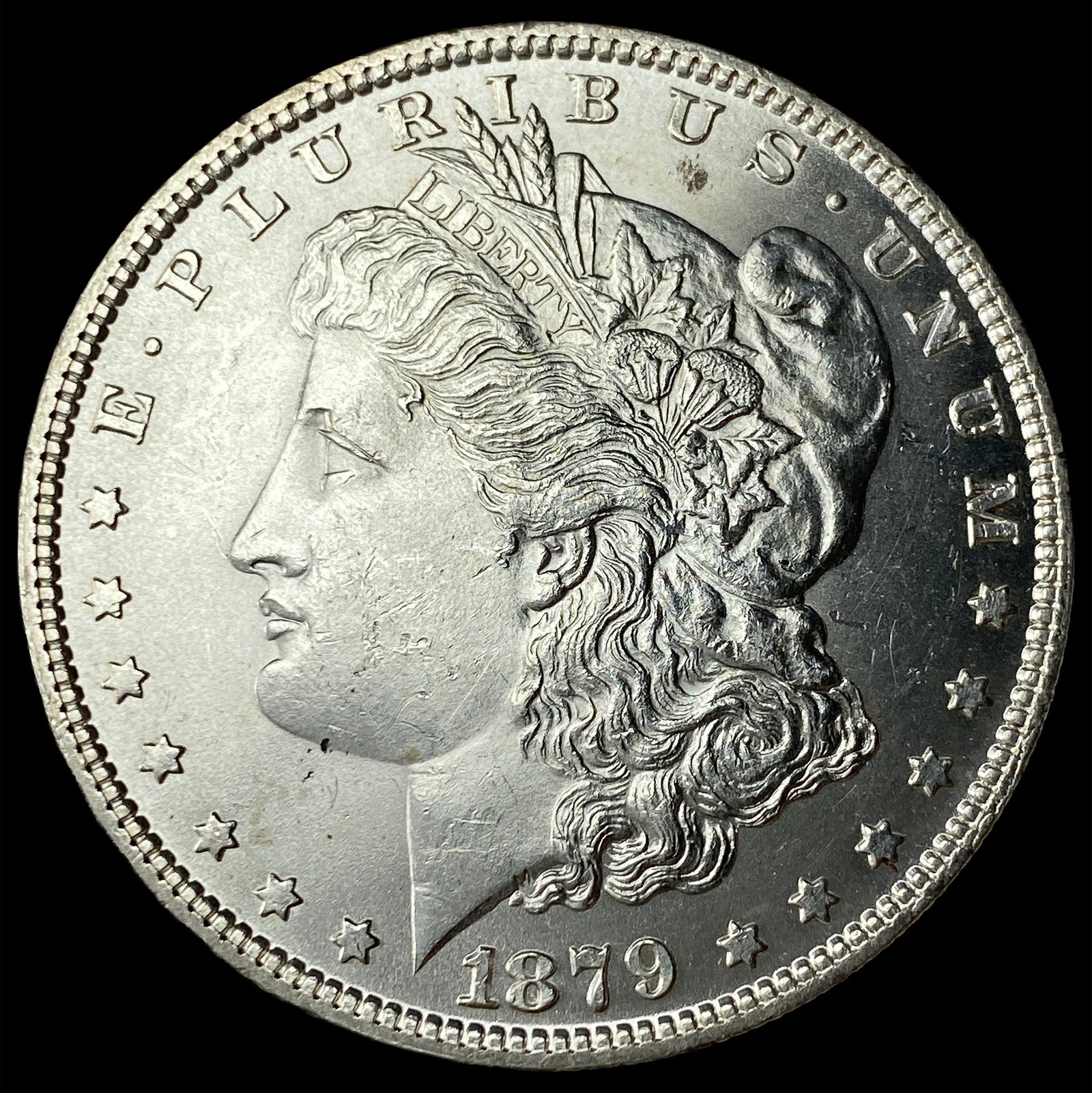 1879 Morgan Silver Dollar SUPERB GEM BU: 1879 Morgan Silver Dollar SUPERB GEM BU