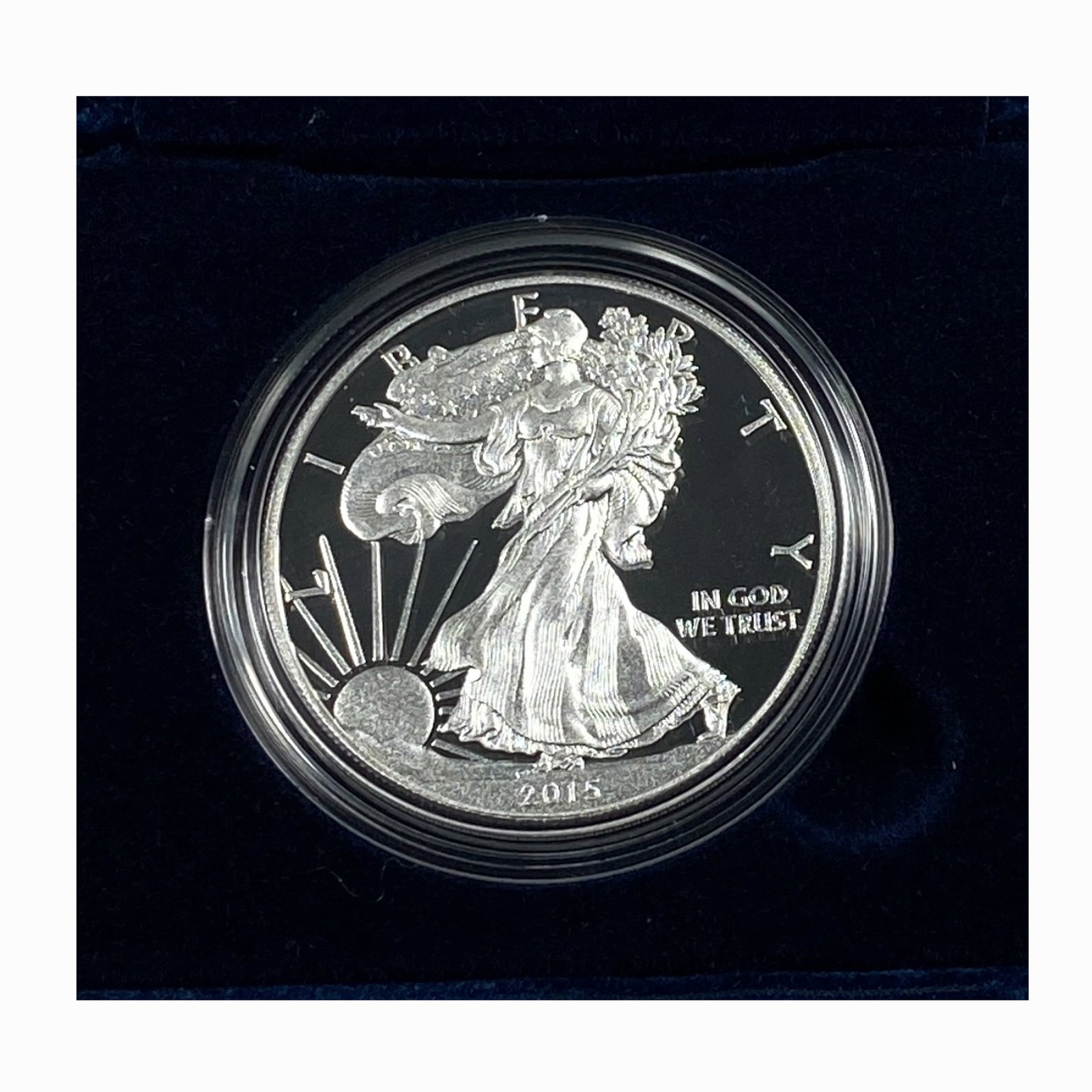 2015 American Eagle 1 oz Silver Proof Coin (1 of 2)