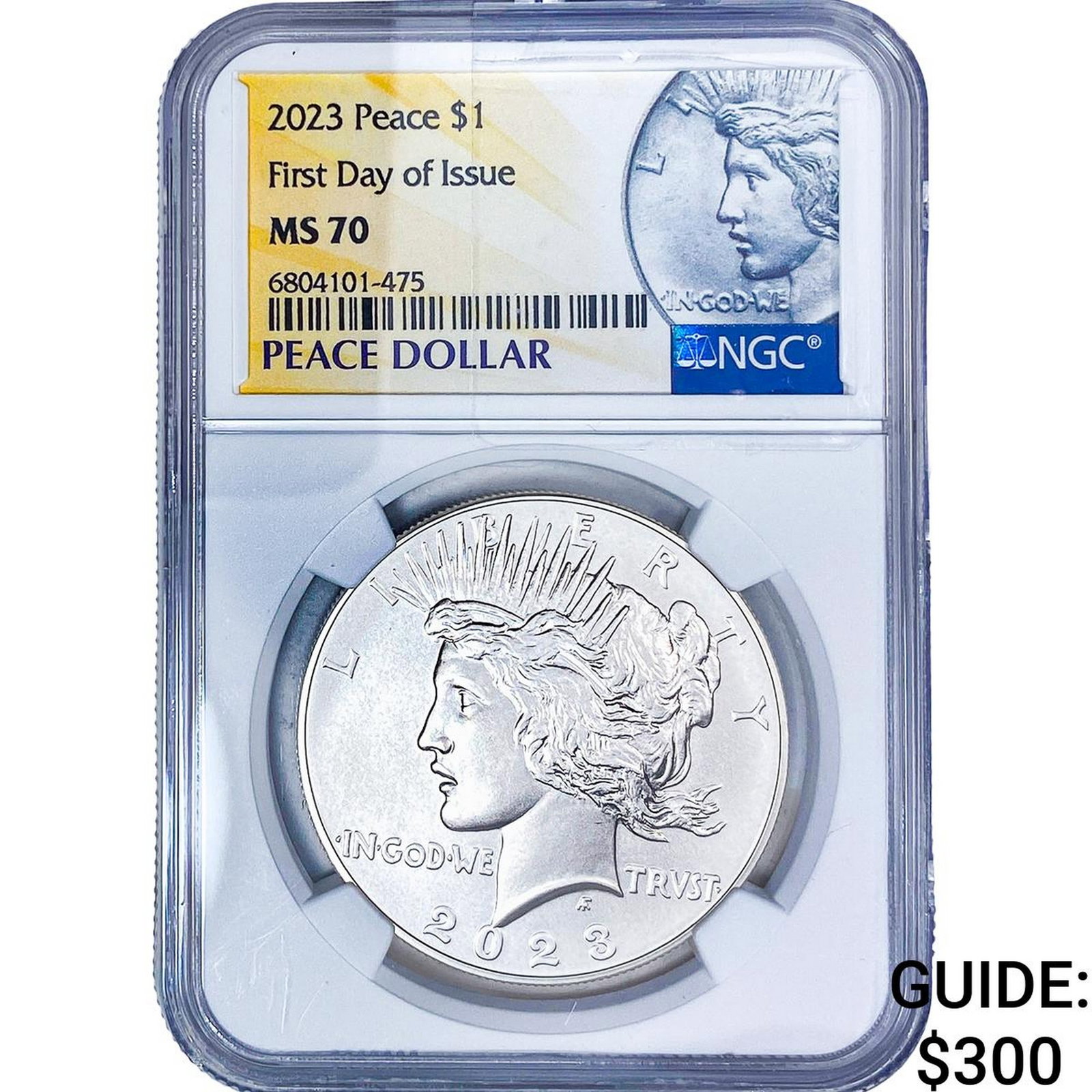 2023 Silver Peace Dollar NGC MS70: 2023 Silver Peace Dollar NGC MS70