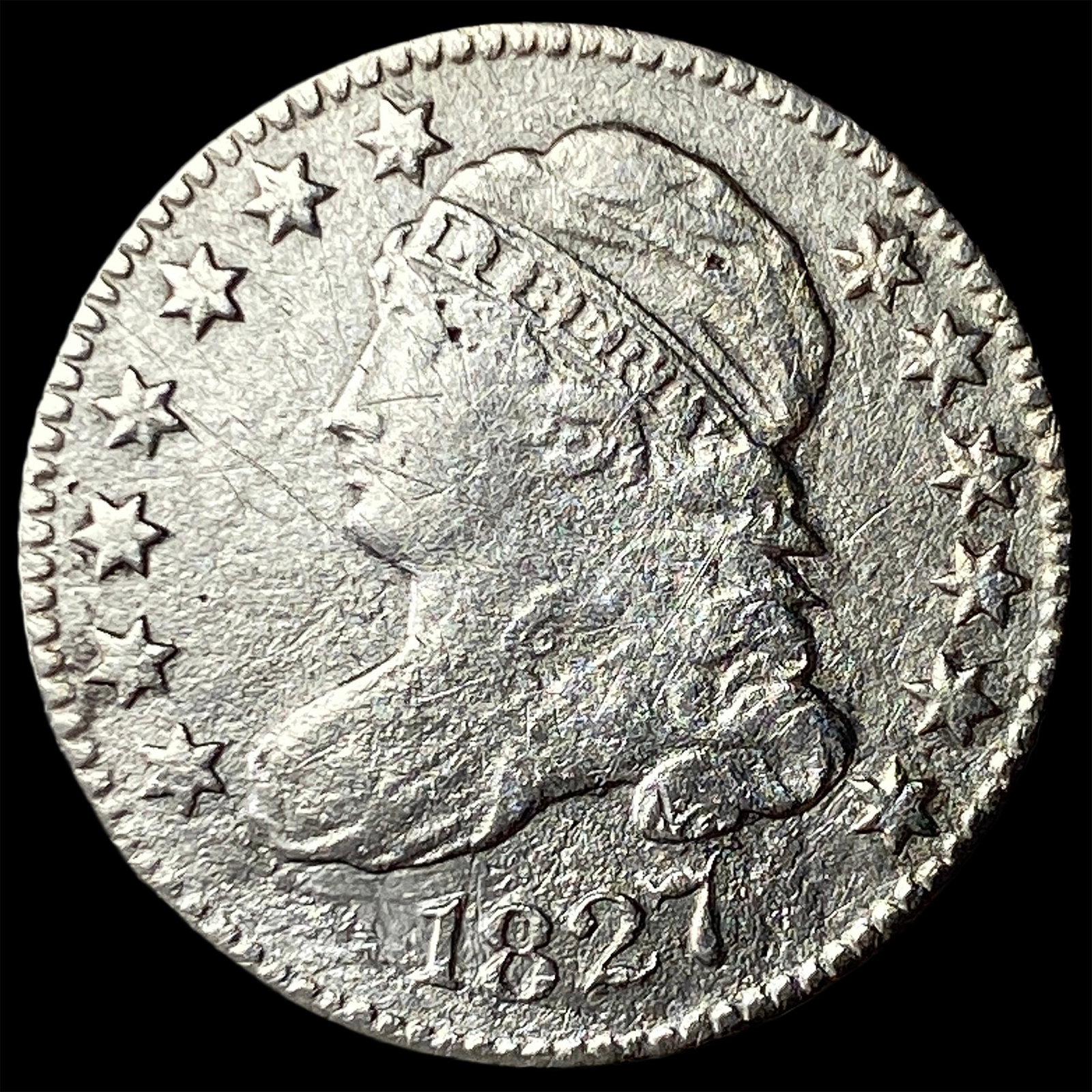 1827 Capped Bust Dime LIGHTLY CIRCULATED (1 of 2)