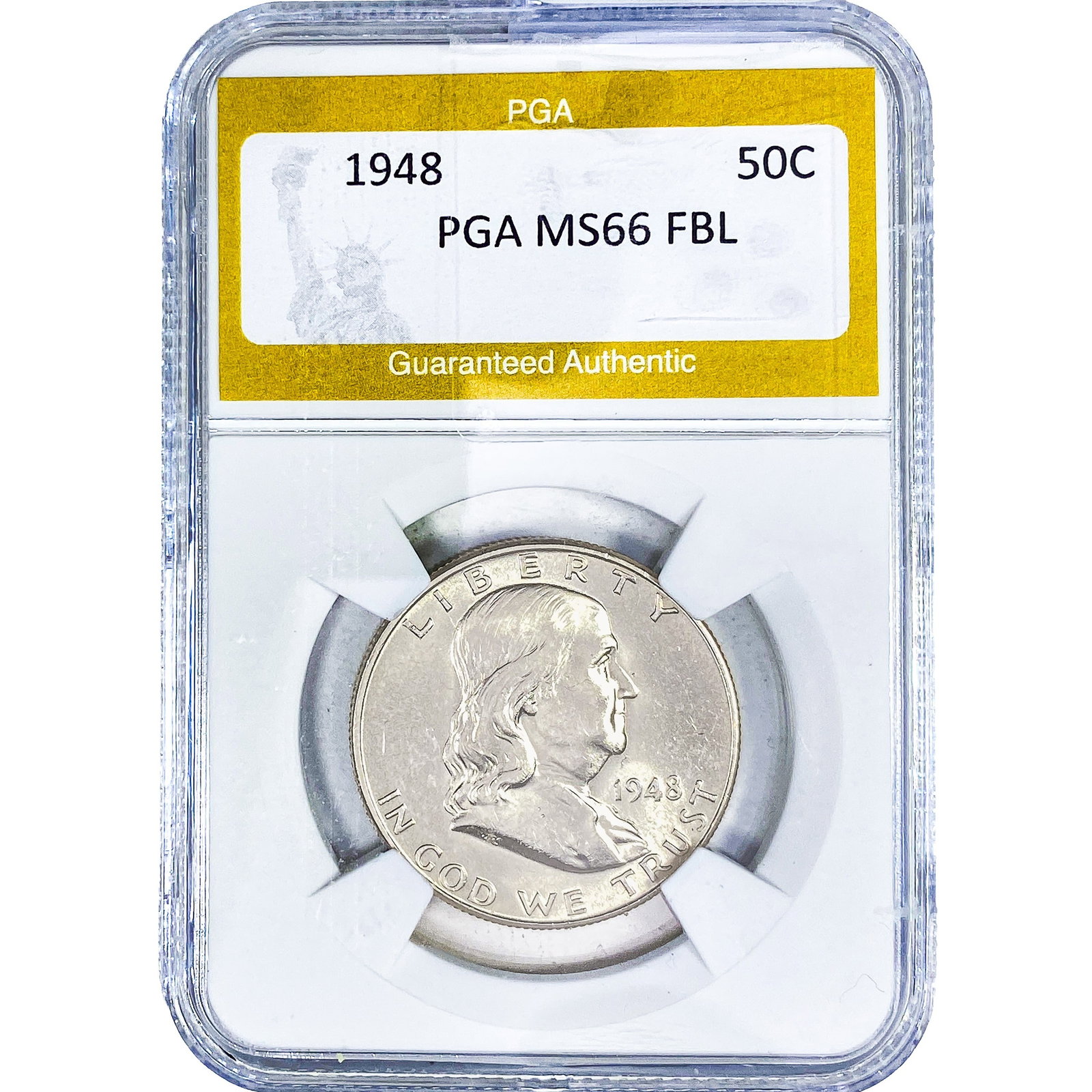 1948 Franklin Half Dollar PGA MS66 FBL (1 of 2)