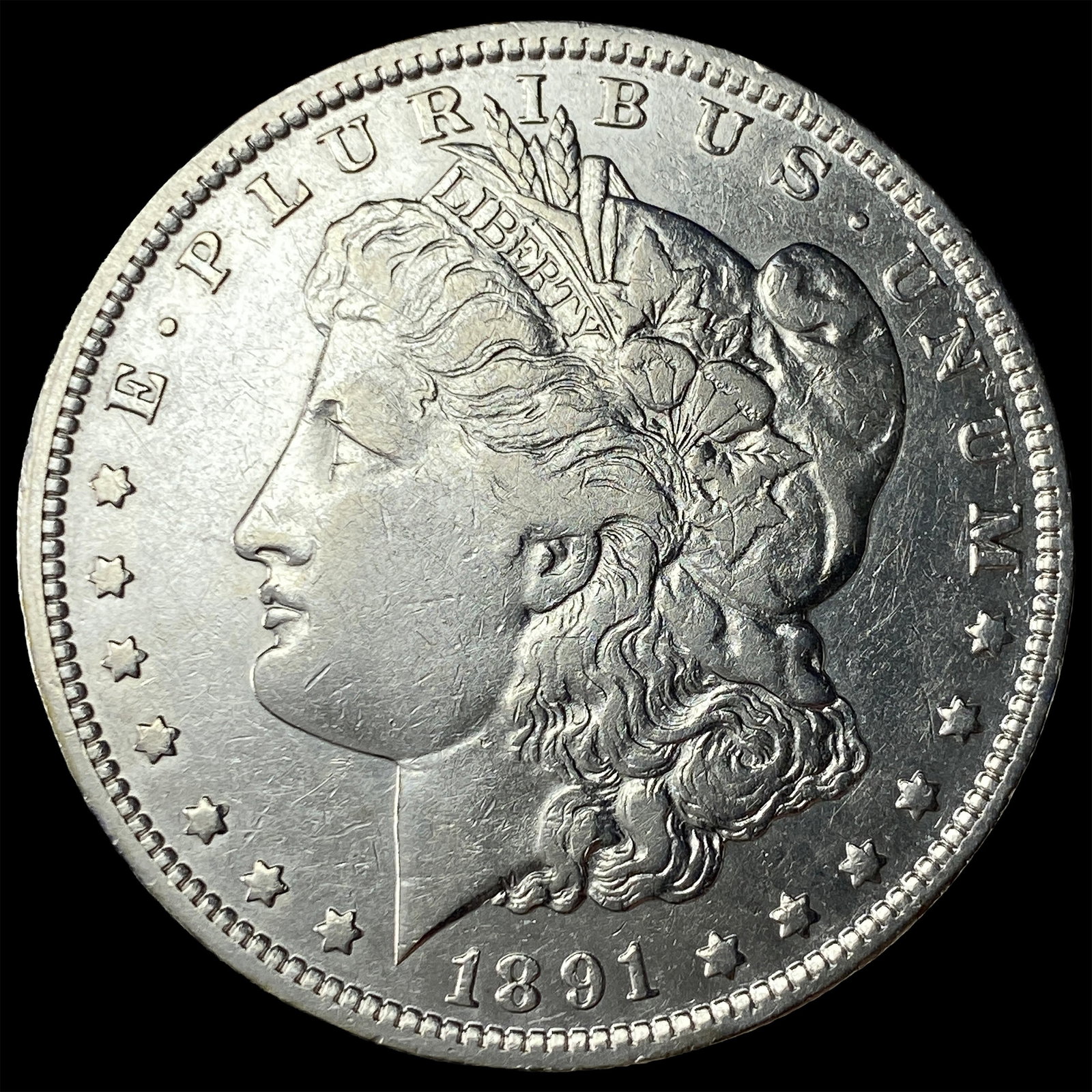 1891-O Silver Morgan Dollar CLOSELY UNCIRCULATED: 1891-O Silver Morgan Dollar CLOSELY UNCIRCULATED