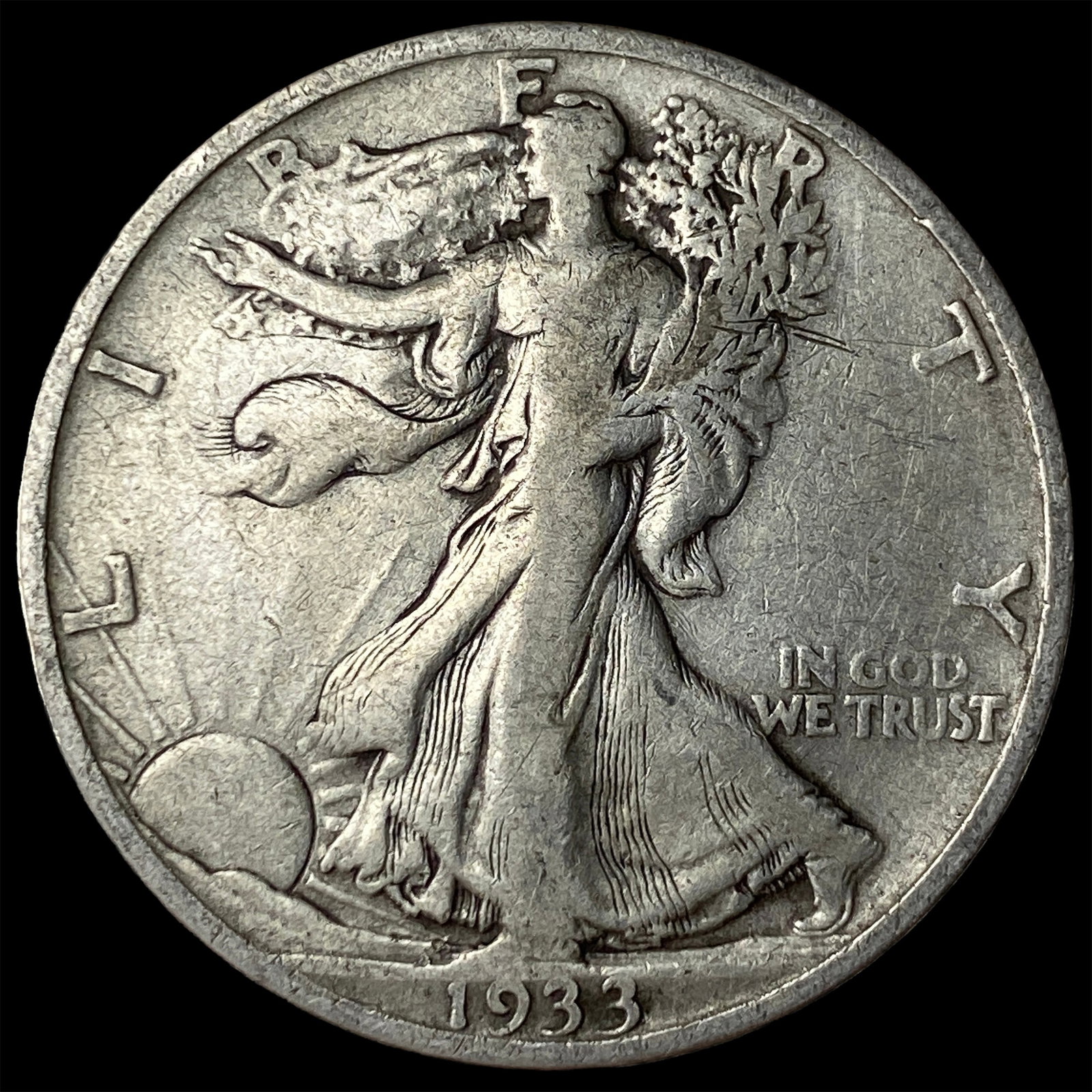 1933-S Walking Liberty Half Dollar HIGH GRADE: 1933-S Walking Liberty Half Dollar HIGH GRADE