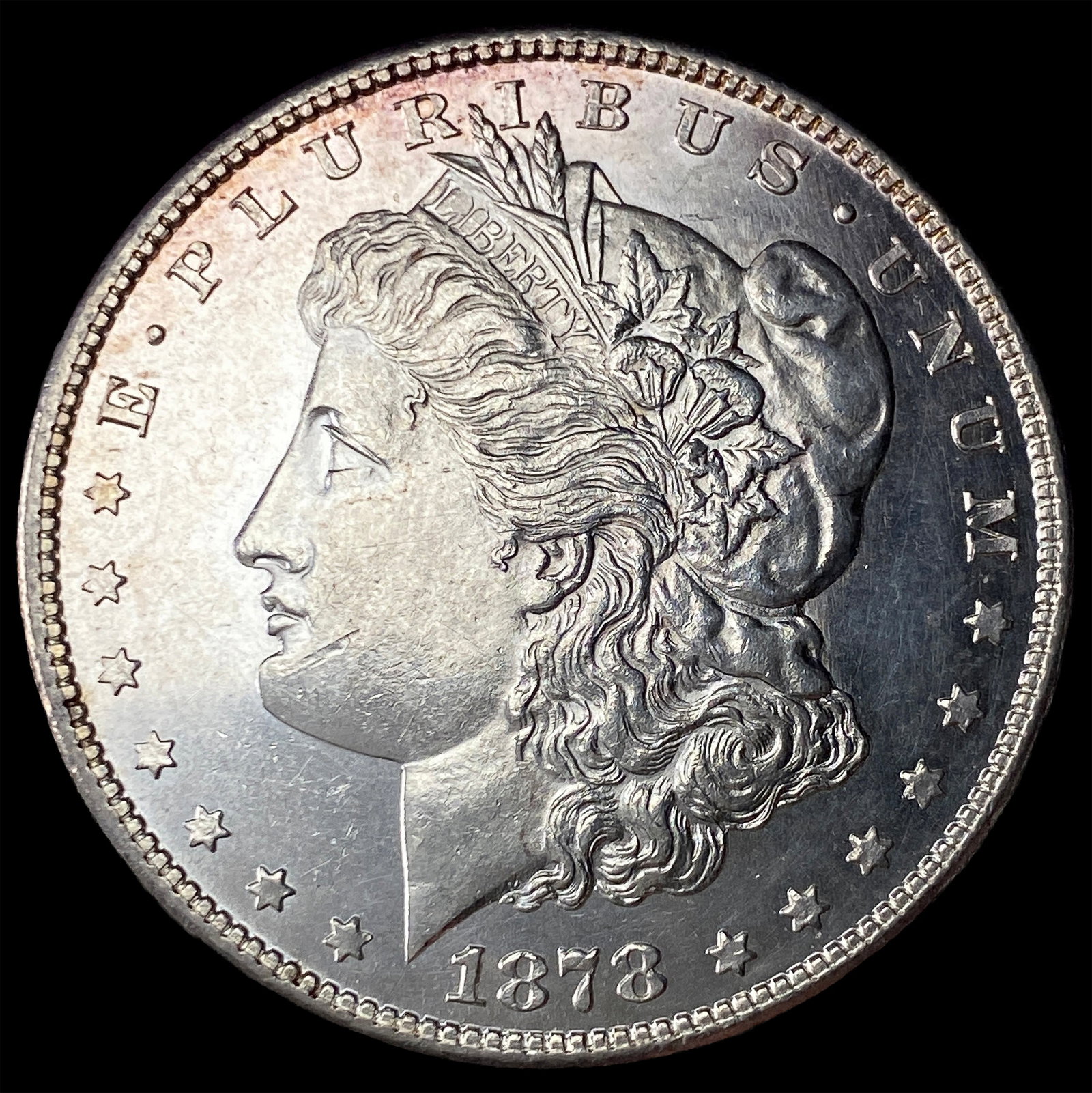 1878-S Silver Morgan Dollar NEARLY UNCIRCULATED: 1878-S Silver Morgan Dollar NEARLY UNCIRCULATED
