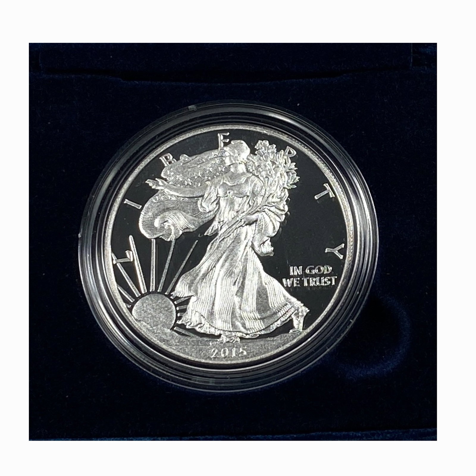 2015 American Eagle 1 oz Silver Proof Coin (1 of 2)