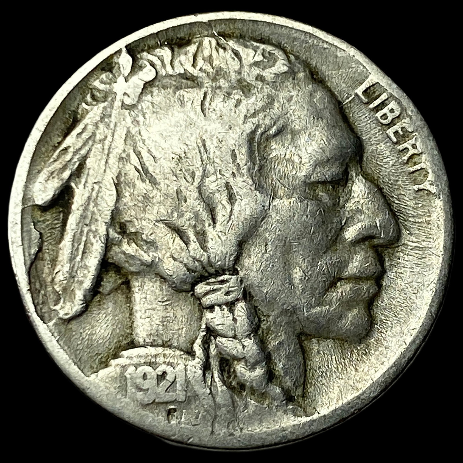 1921 Buffalo Nickel LIGHTLY CIRCULATED: 1921 Buffalo Nickel LIGHTLY CIRCULATED