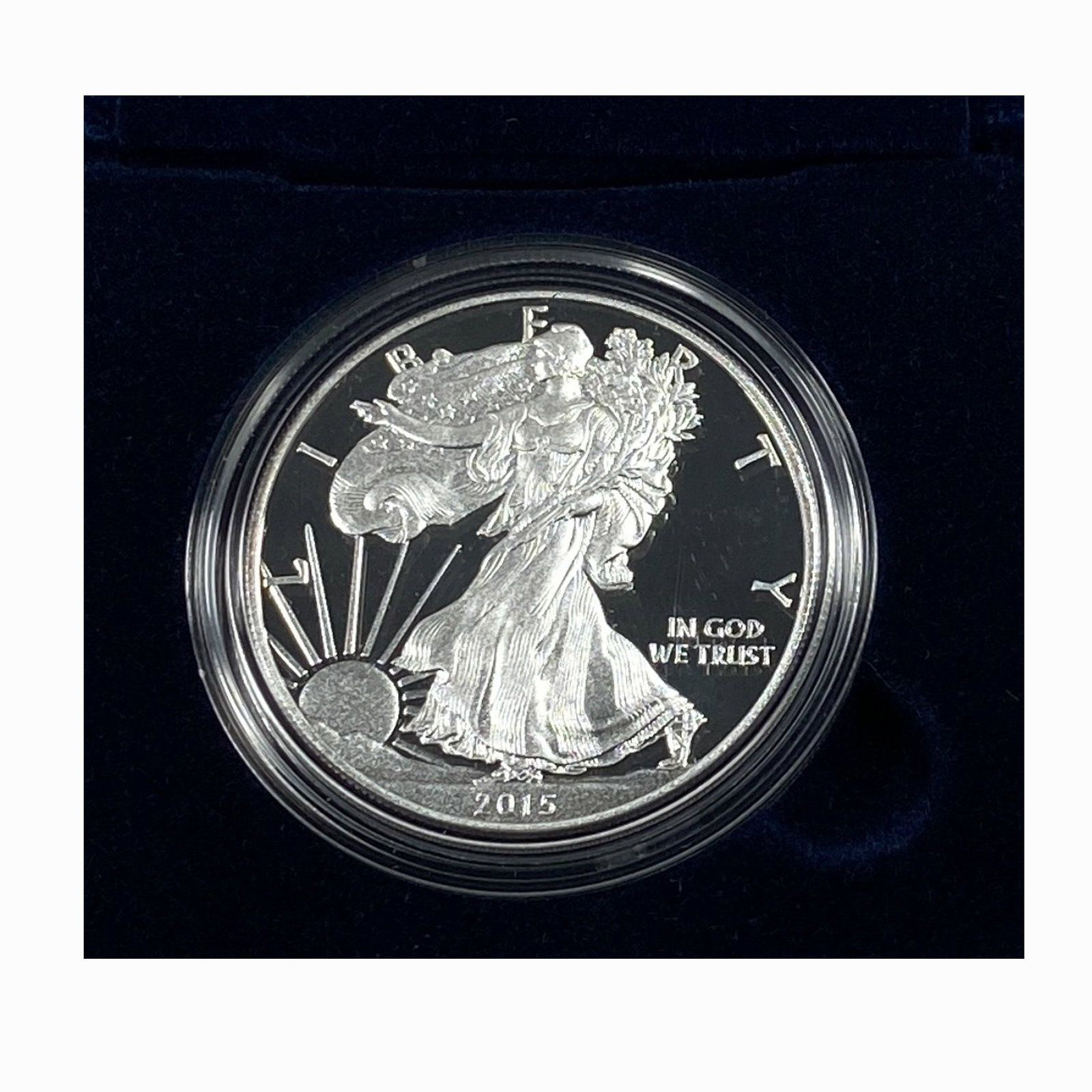 2015 American Eagle 1 oz Silver Proof Coin (1 of 2)