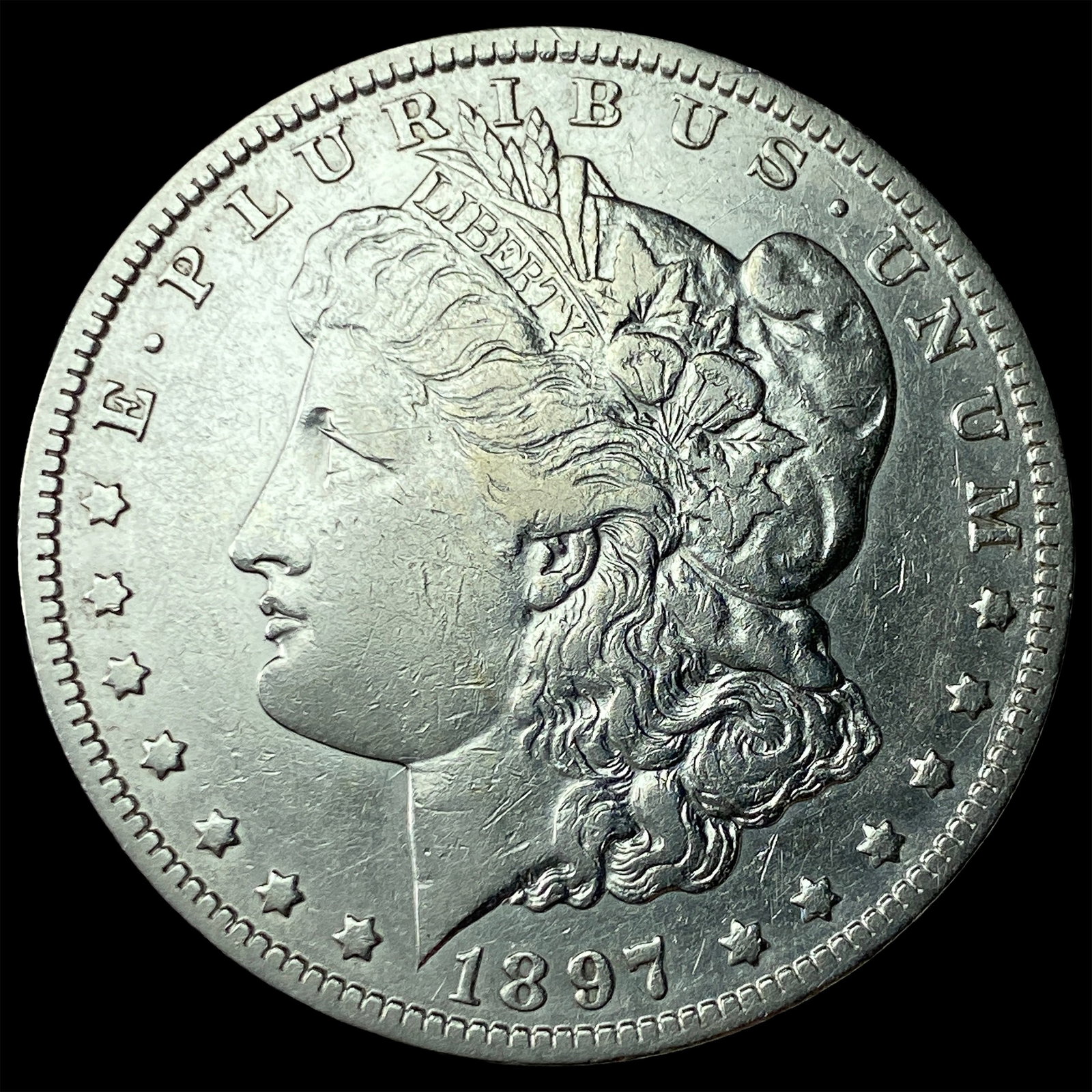 1897-O Silver Morgan Dollar CLOSELY UNCIRCULATED: 1897-O Silver Morgan Dollar CLOSELY UNCIRCULATED