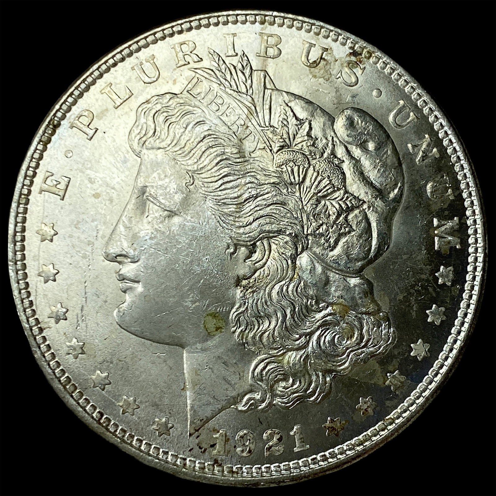 1921 Morgan Silver Dollar CLOSELY UNCIRCULATED (1 of 2)