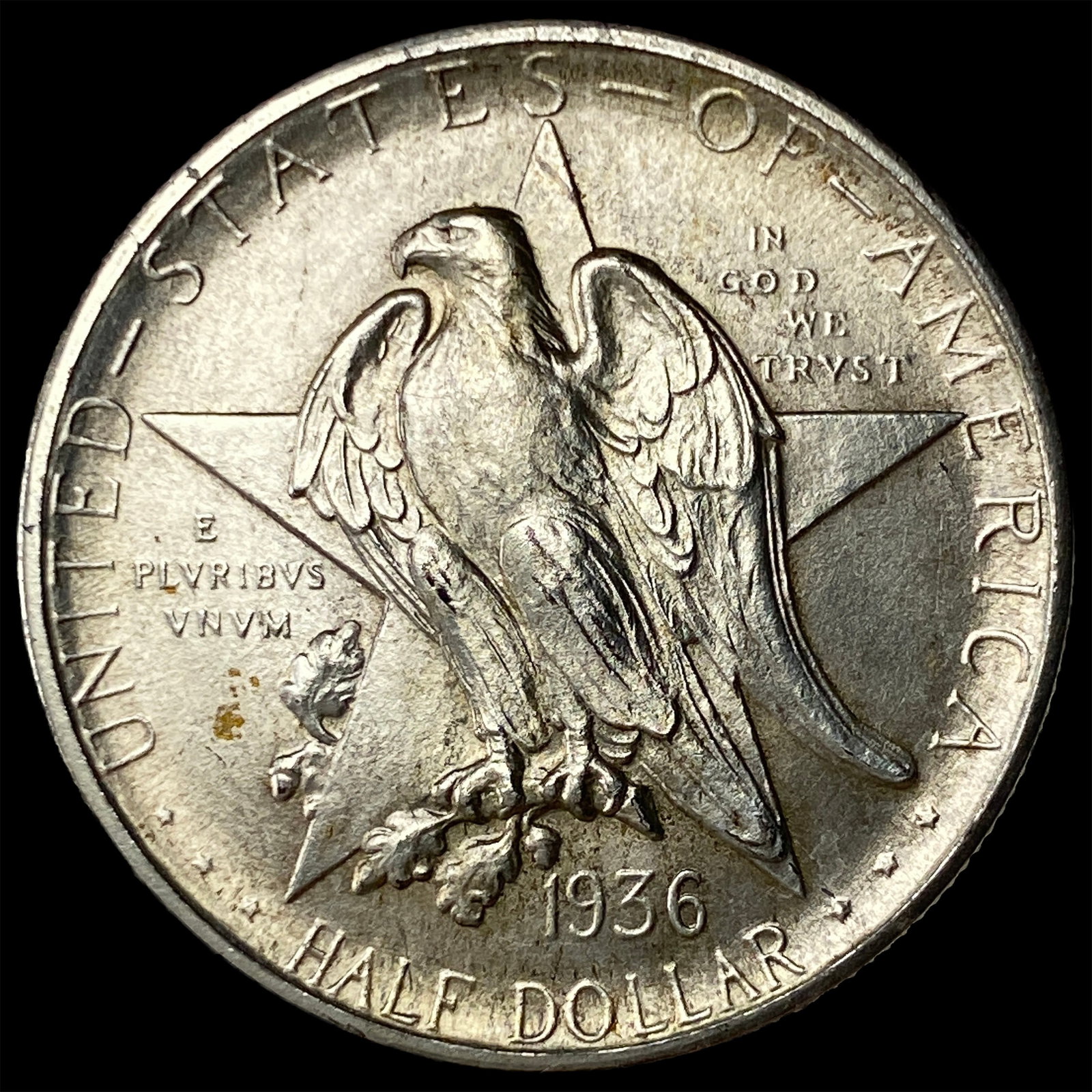 1936 Silver Half Dollar Texas Centennial GEM BU (1 of 2)