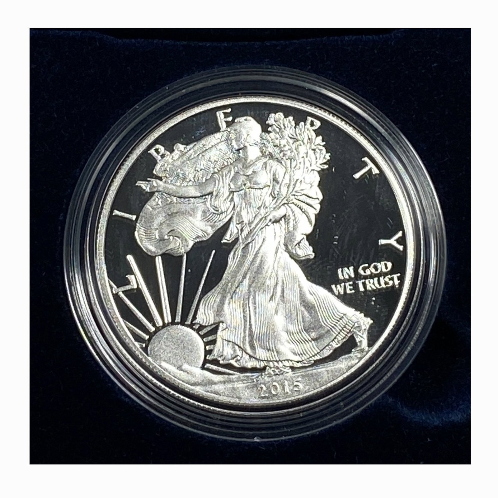 2015 American Eagle 1 oz Silver Proof Coin (1 of 2)