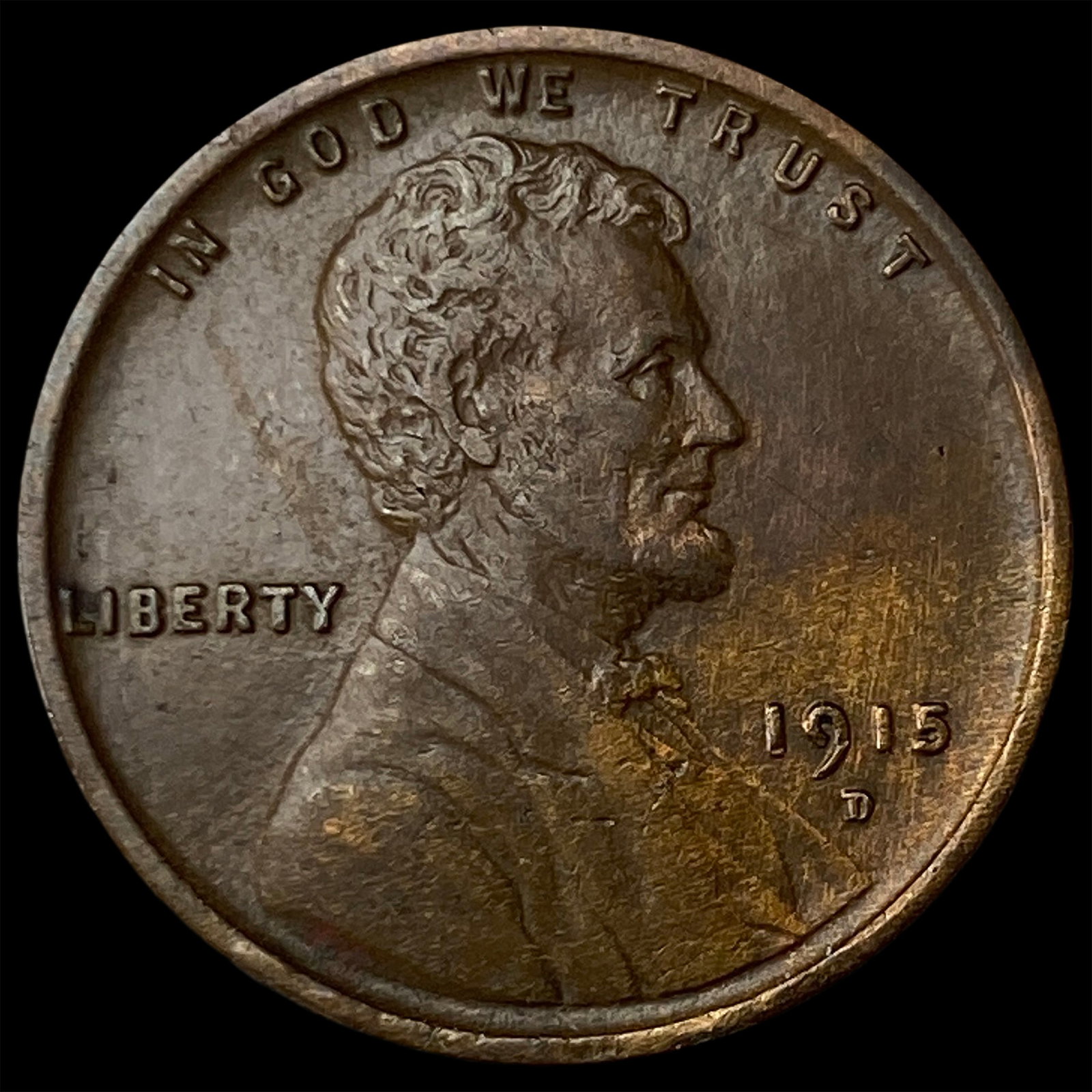 1915-D Lincoln Wheat Cent CLOSELY UNCIRCULATED (1 of 2)