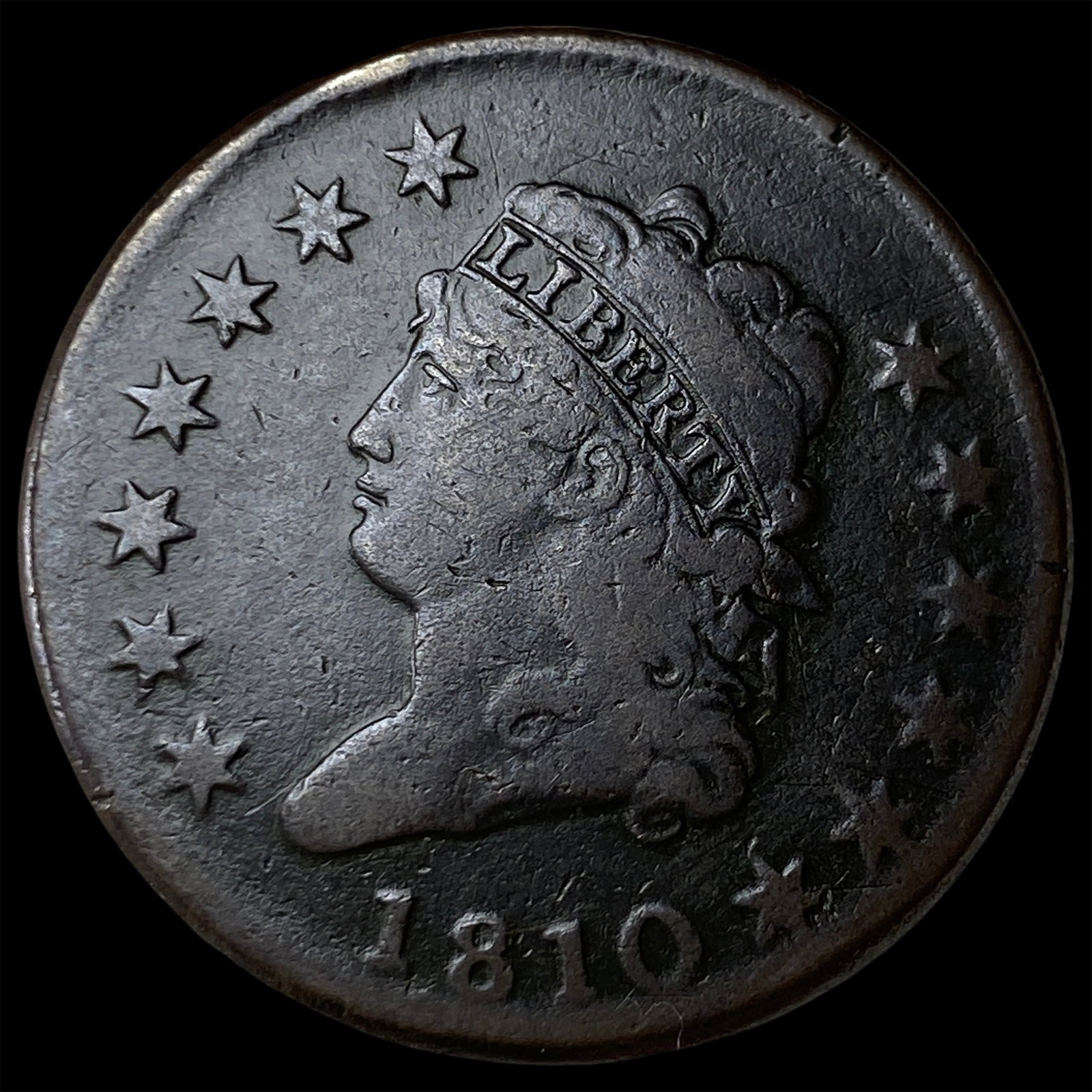 1810 Classic Head Large Cent LIGHTLY CIRCULATED (1 of 2)