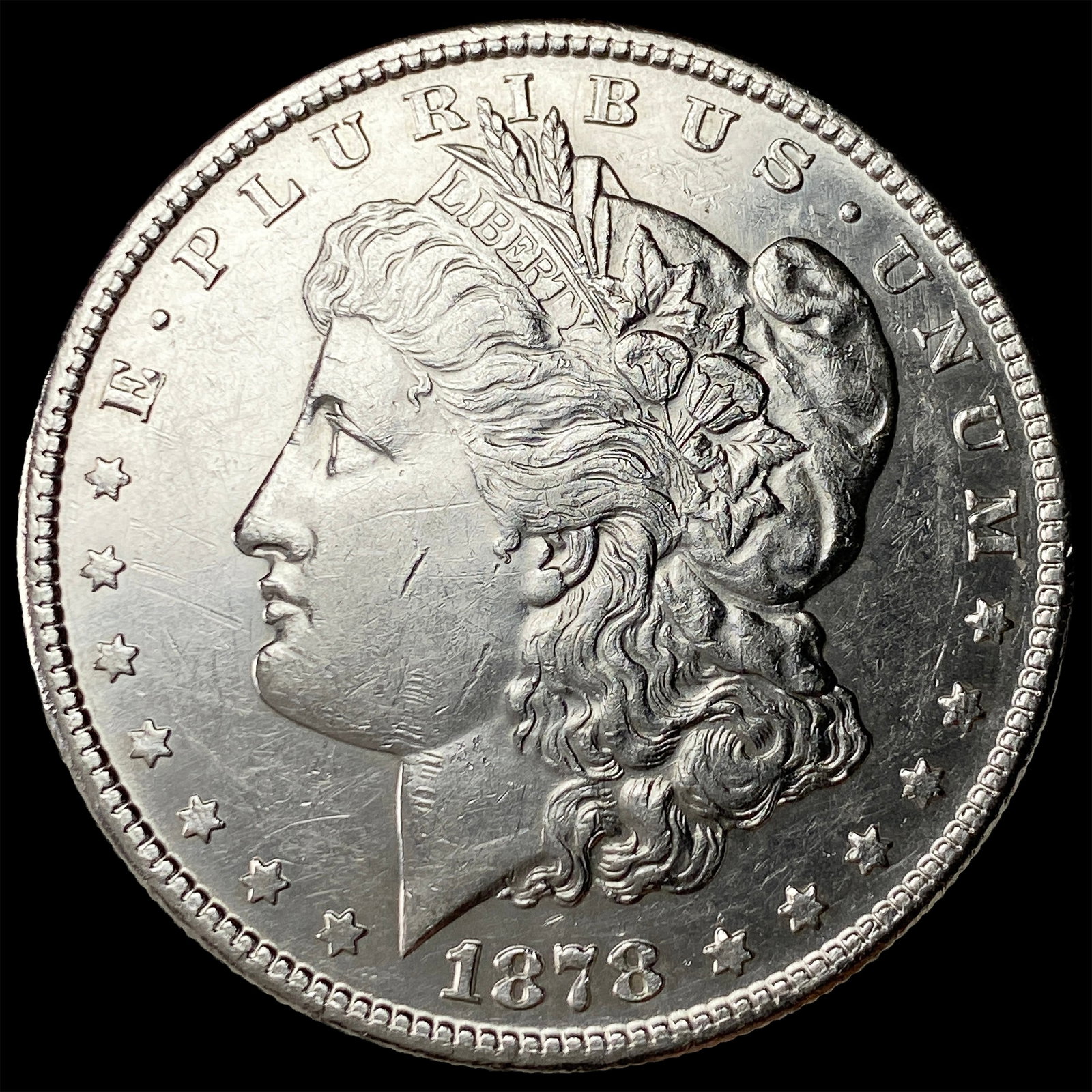 1878-S Silver Morgan Dollar UNCIRCULATED: 1878-S Silver Morgan Dollar UNCIRCULATED