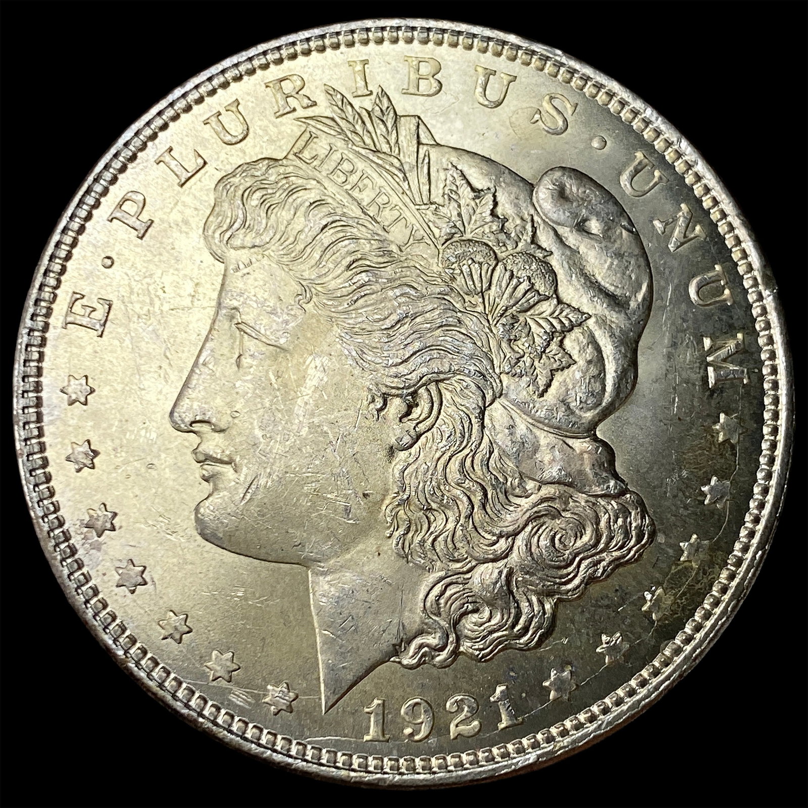 1921 Silver Morgan Dollar CHOICE BU: 1921 Silver Morgan Dollar CHOICE BU