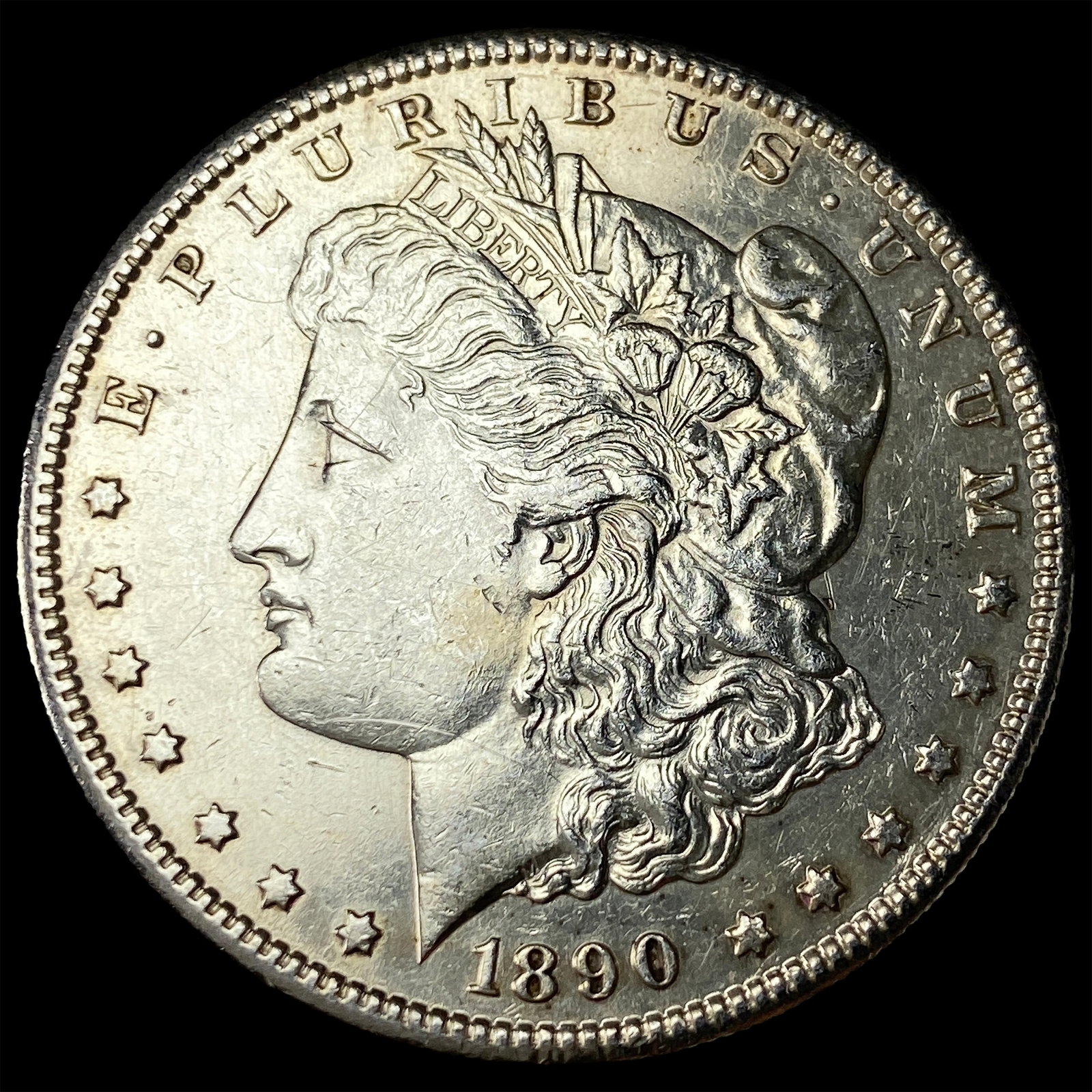 1890-S Silver Morgan Dollar UNCIRCULATED: 1890-S Silver Morgan Dollar UNCIRCULATED