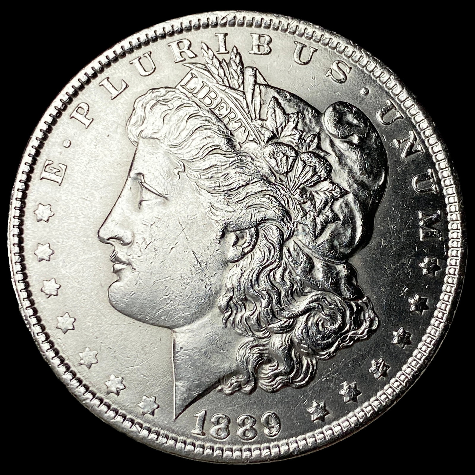 1889 Morgan Silver Dollar CLOSELY UNCIRCULATED: 1889 Morgan Silver Dollar CLOSELY UNCIRCULATED