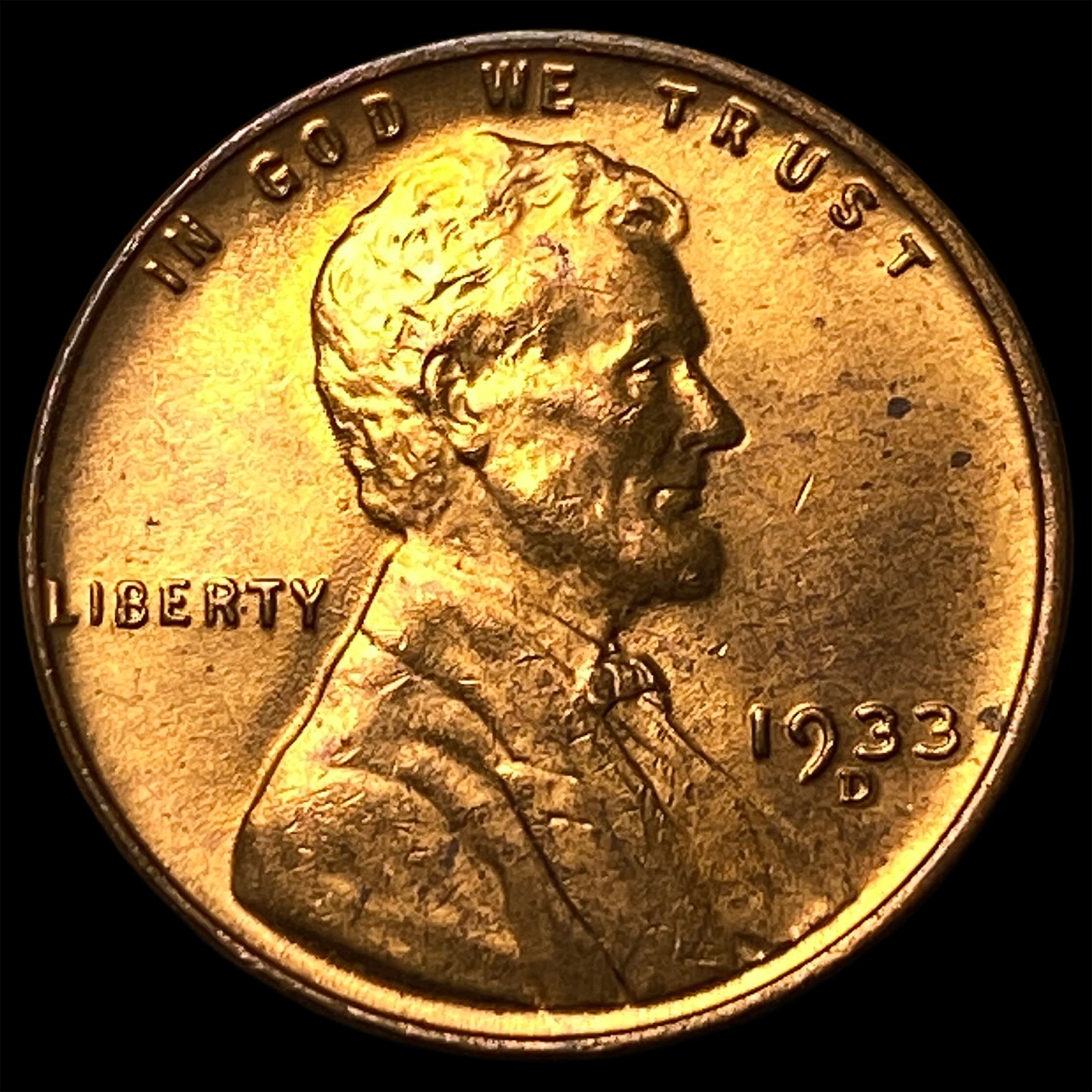 1933-D Lincoln Wheat Cent GEM BU (1 of 2)