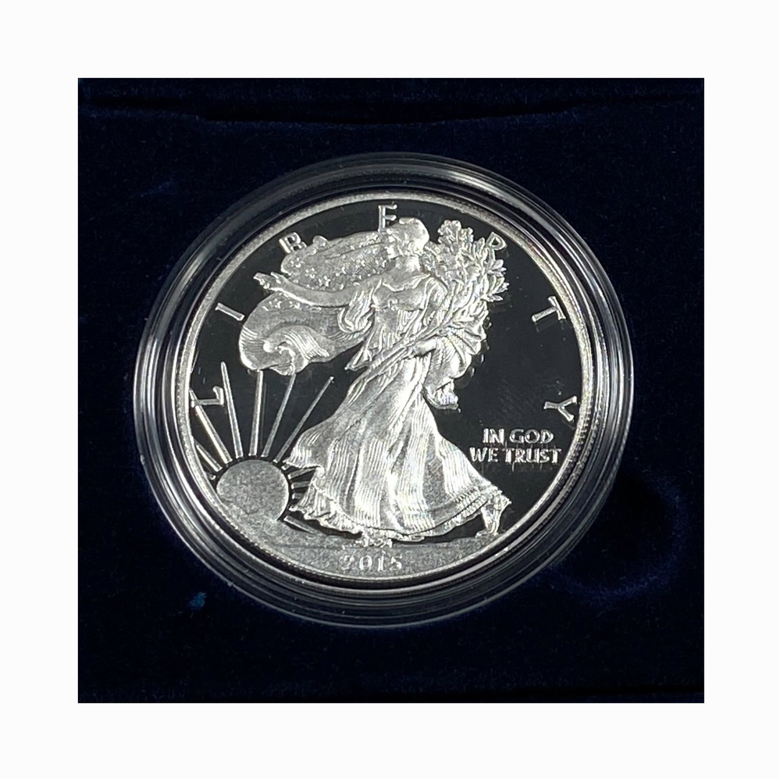 2015 American Eagle 1 oz Silver Proof Coin (1 of 2)