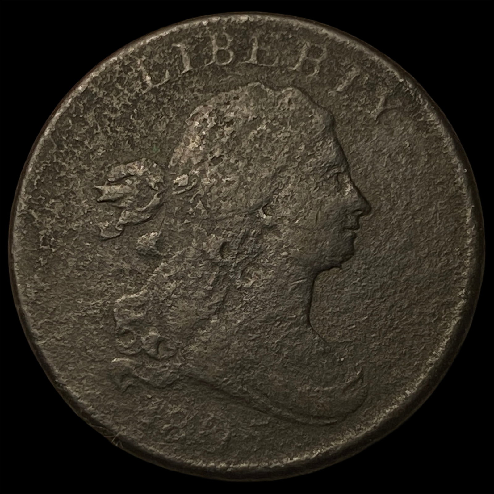 1804 Copper Half Cent NEARLY UNCIRCULATED (1 of 2)