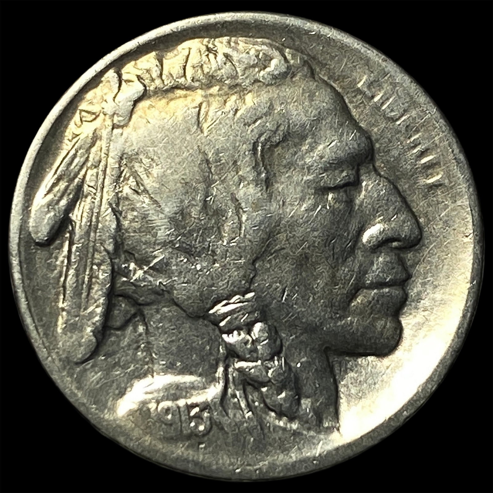 1913 Type 1 Buffalo Nickel CLOSELY UNCIRCULATED (1 of 2)