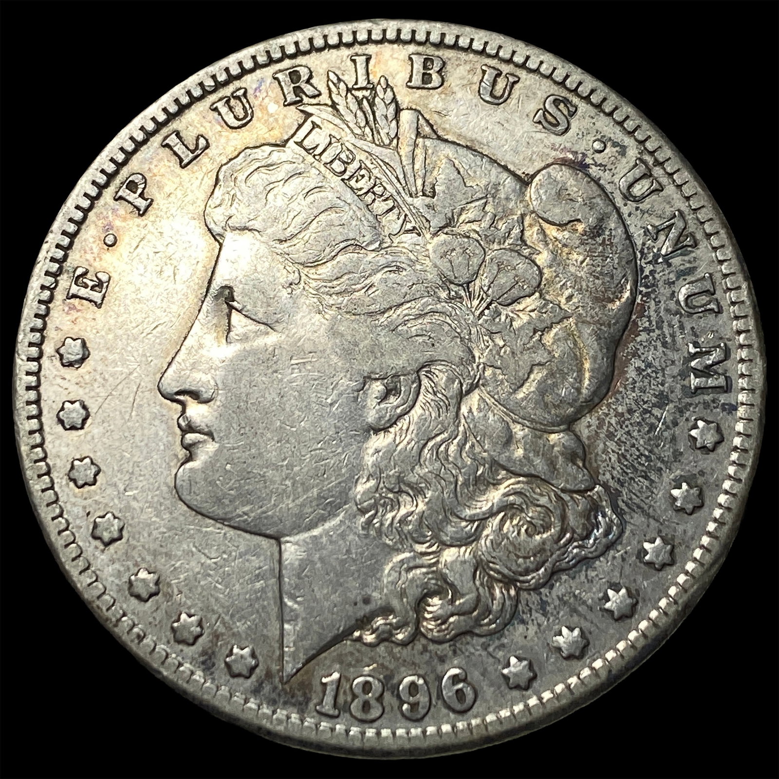 1896-S Silver Morgan Dollar NEARLY UNCIRCULATED: 1896-S Silver Morgan Dollar NEARLY UNCIRCULATED