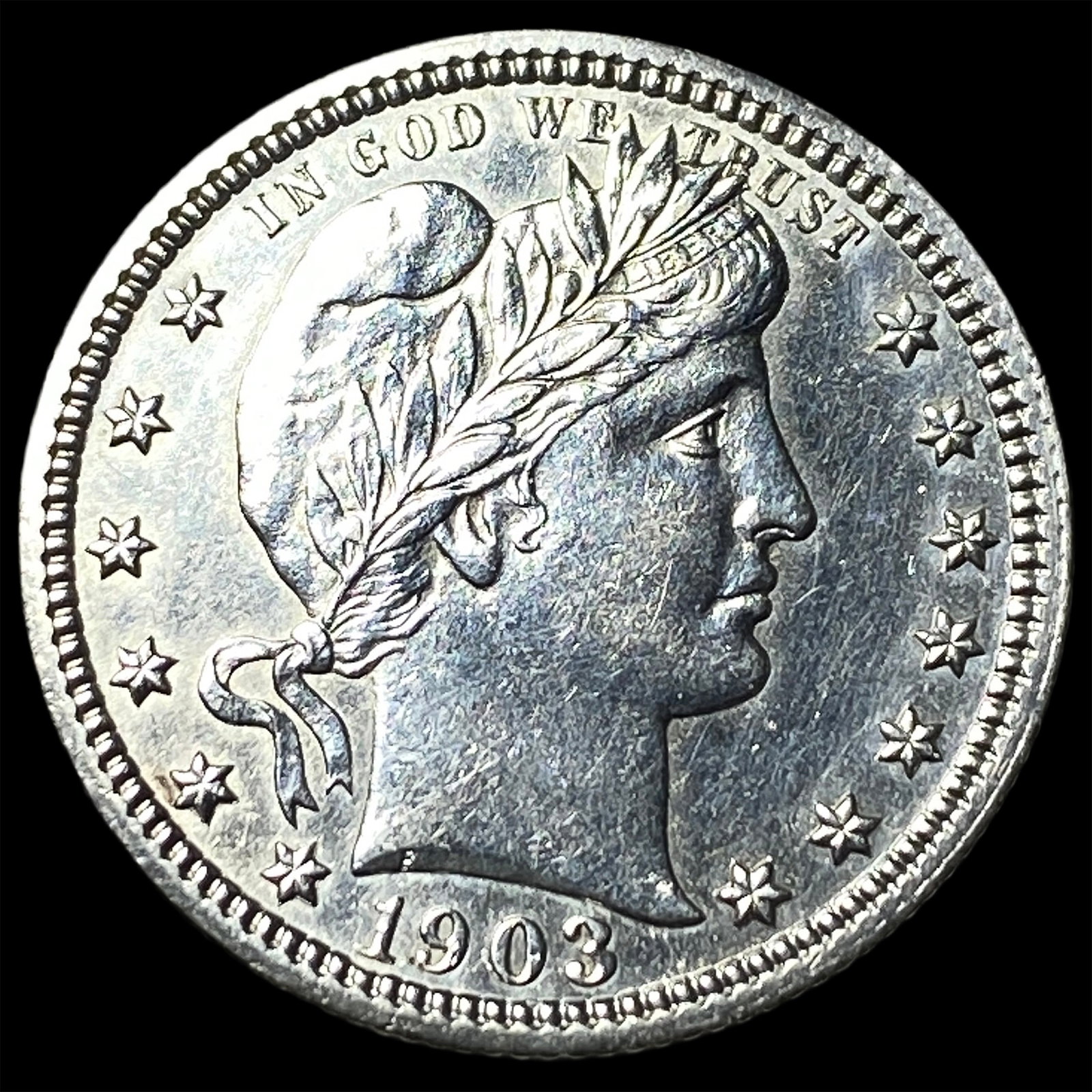 1903 Silver Barber Quarter UNCIRCULATED (1 of 2)