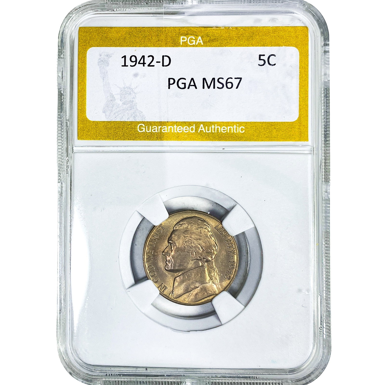 1942-D Jefferson Nickel PGA MS67 (1 of 2)