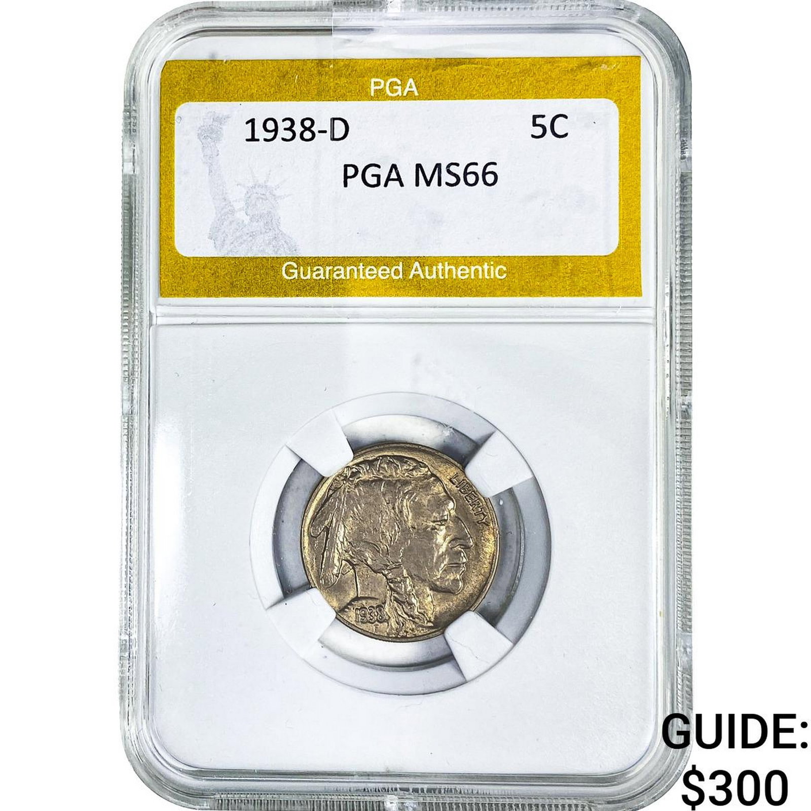 1938-D Buffalo Nickel PGA MS66 (1 of 2)