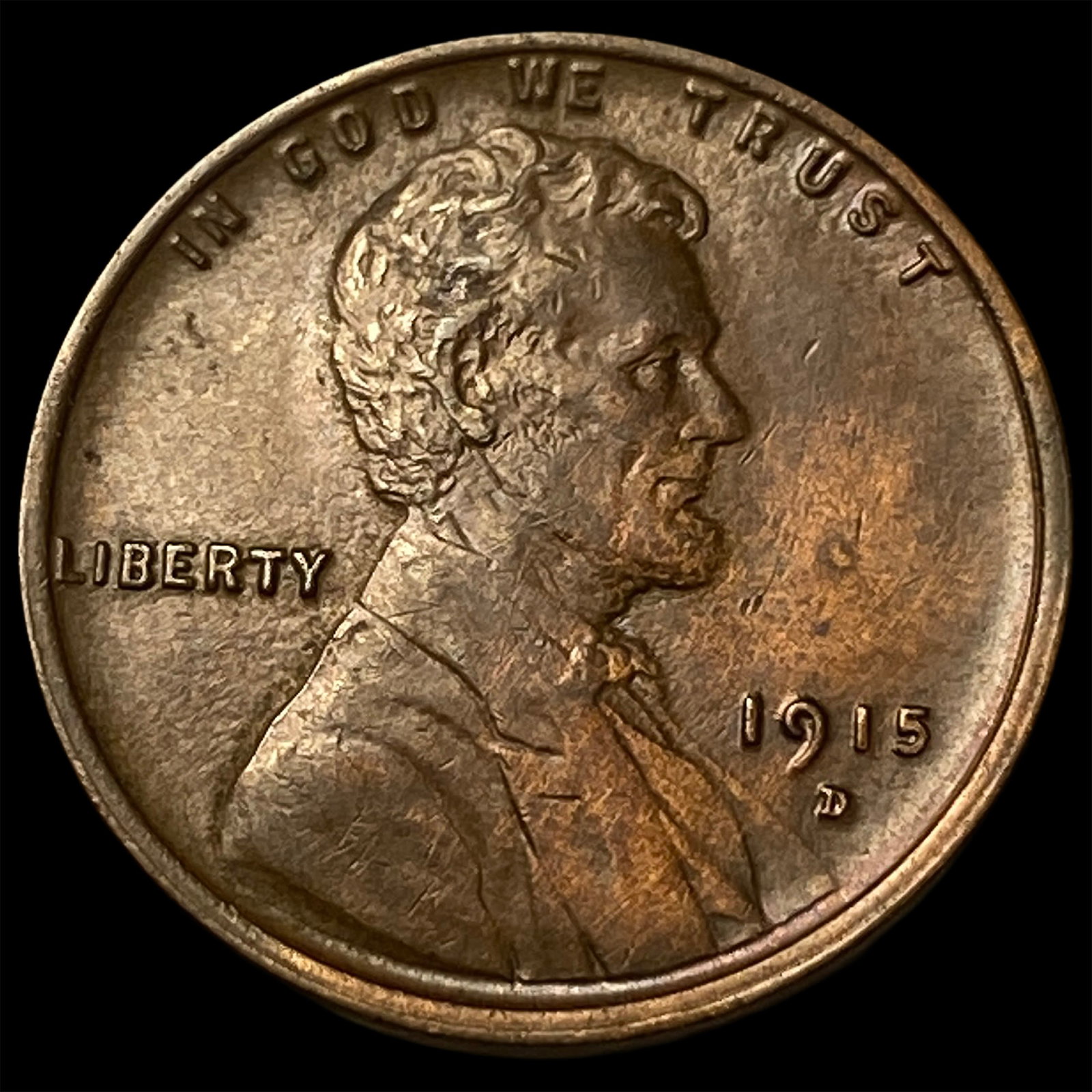 1915-D Lincoln Wheat Cent CLOSELY UNCIRCULATED: 1915-D Lincoln Wheat Cent CLOSELY UNCIRCULATED