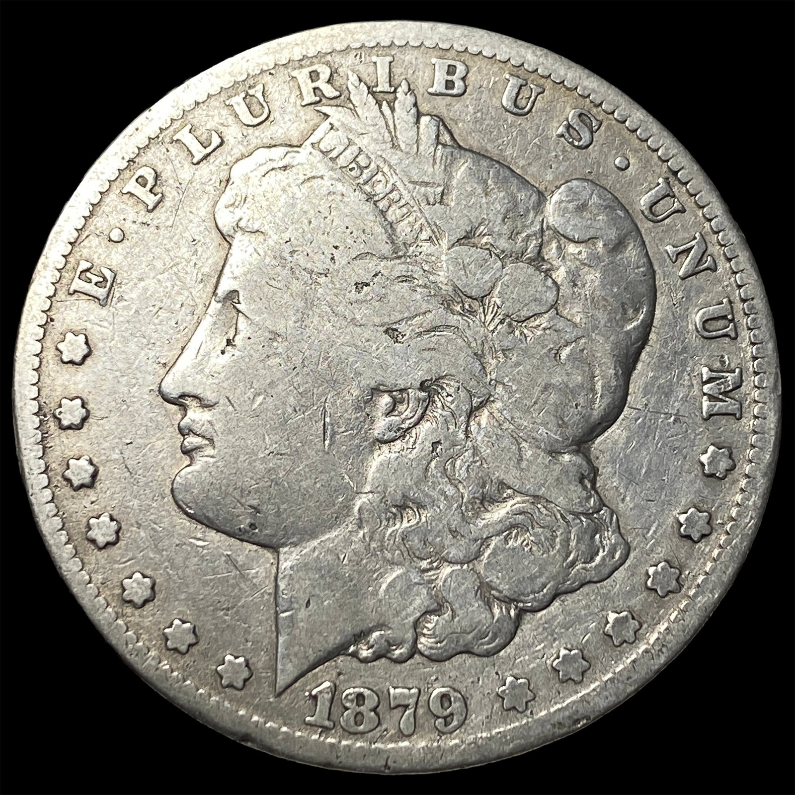 1879-S Silver Morgan Dollar LIGHTLY CIRCULATED: 1879-S Silver Morgan Dollar LIGHTLY CIRCULATED