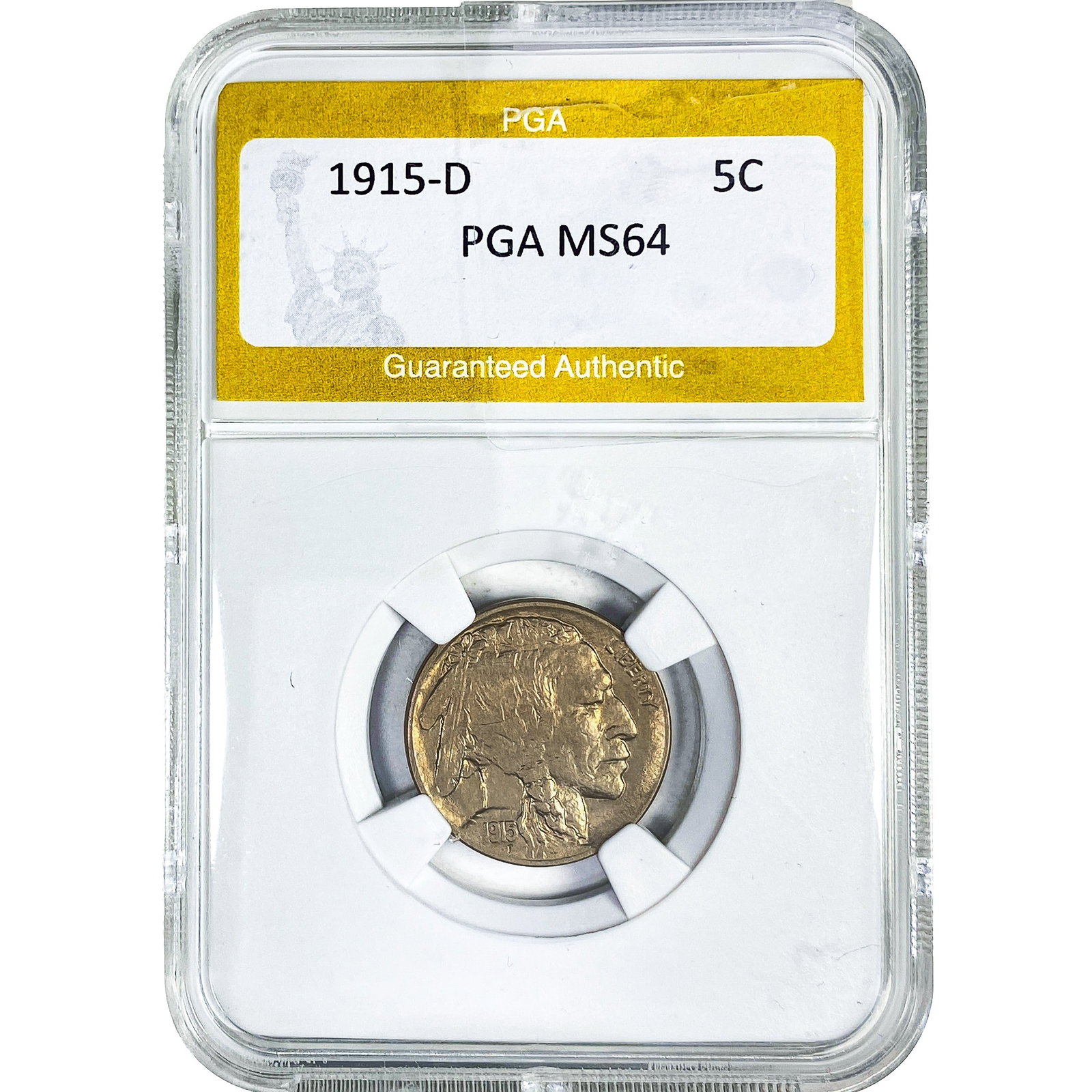 1915-D Buffalo Nickel PGA MS64 (1 of 2)