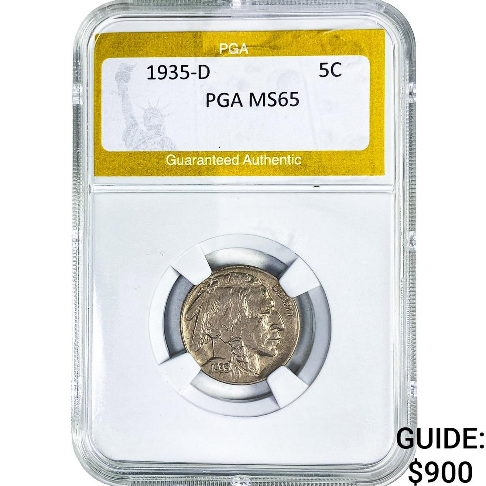 1935-D Buffalo Nickel PGA MS65 (1 of 2)