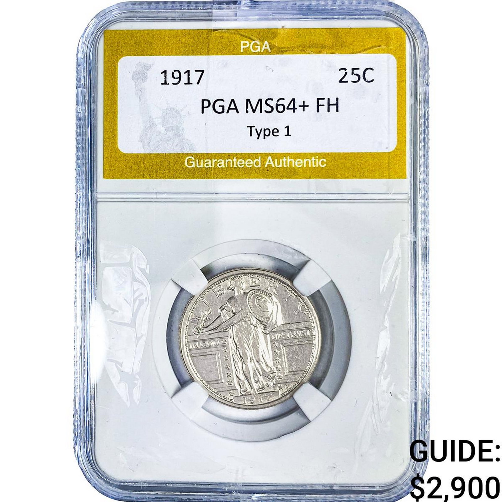 1917 Standing Liberty Quarter PGA MS64+ FH Type 1 (1 of 2)