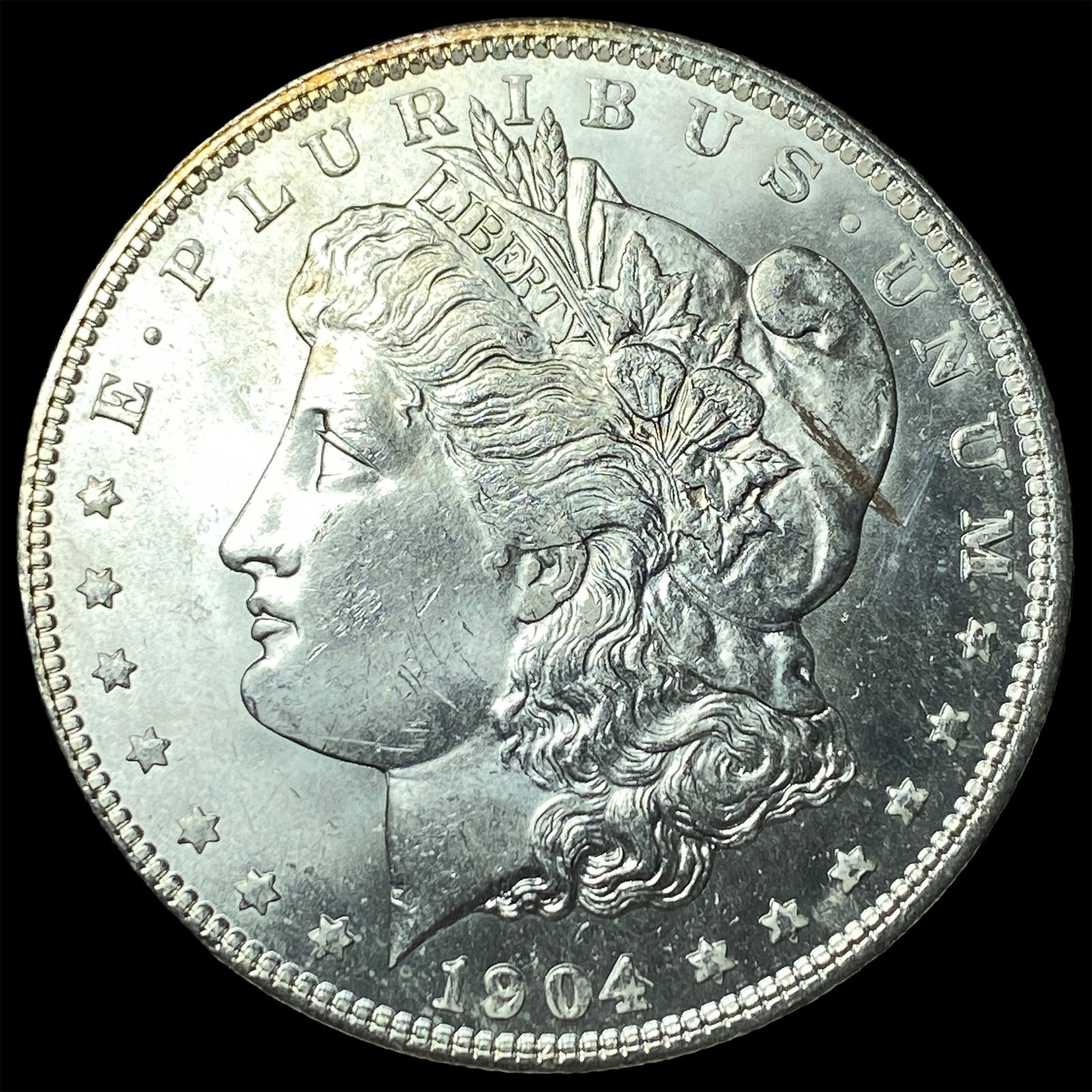 1904-O Silver Morgan Dollar UNCIRCULATED: 1904-O Silver Morgan Dollar UNCIRCULATED